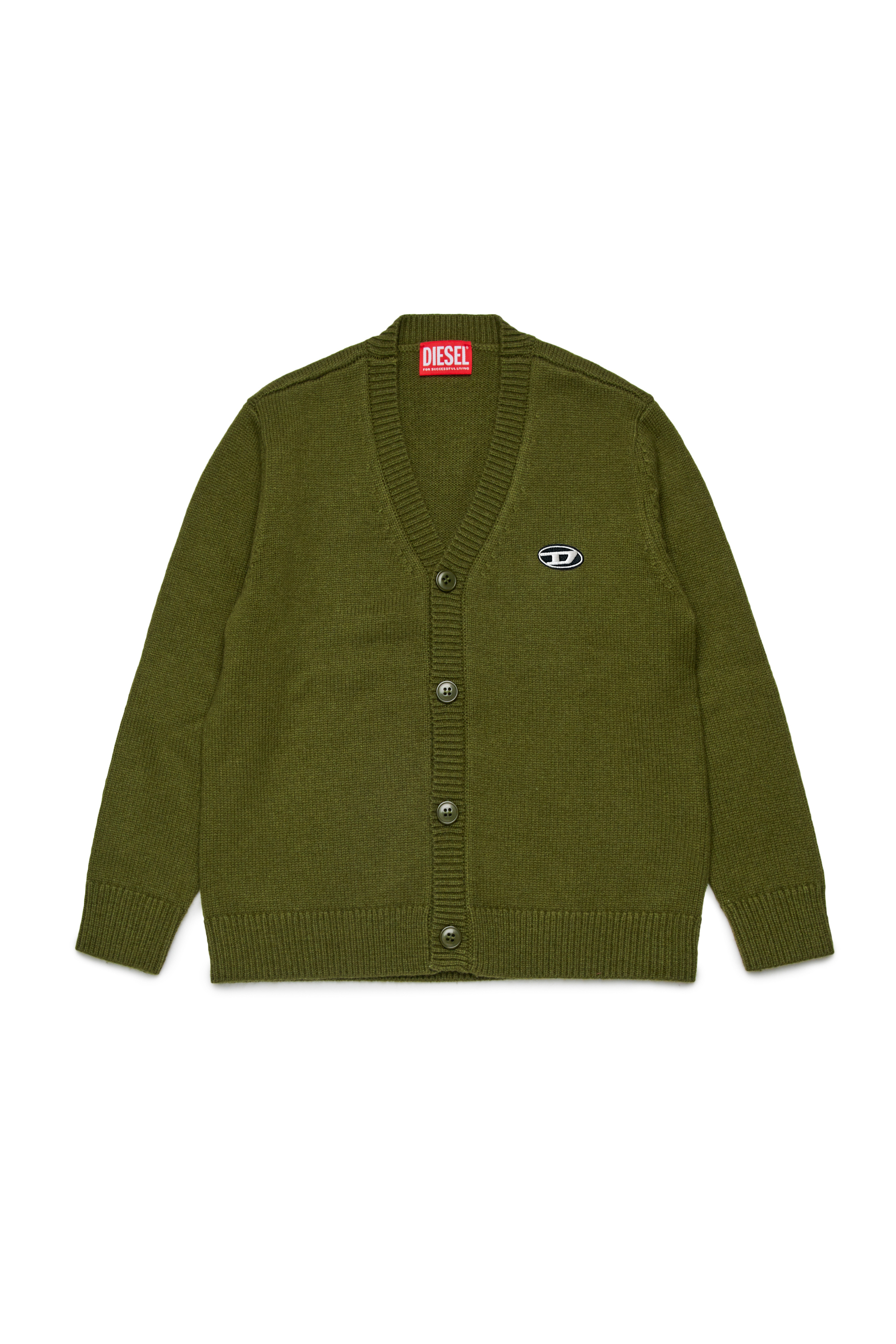 Diesel - KRAMCARDIGAN, Male's カーディガン in グリーン - 1