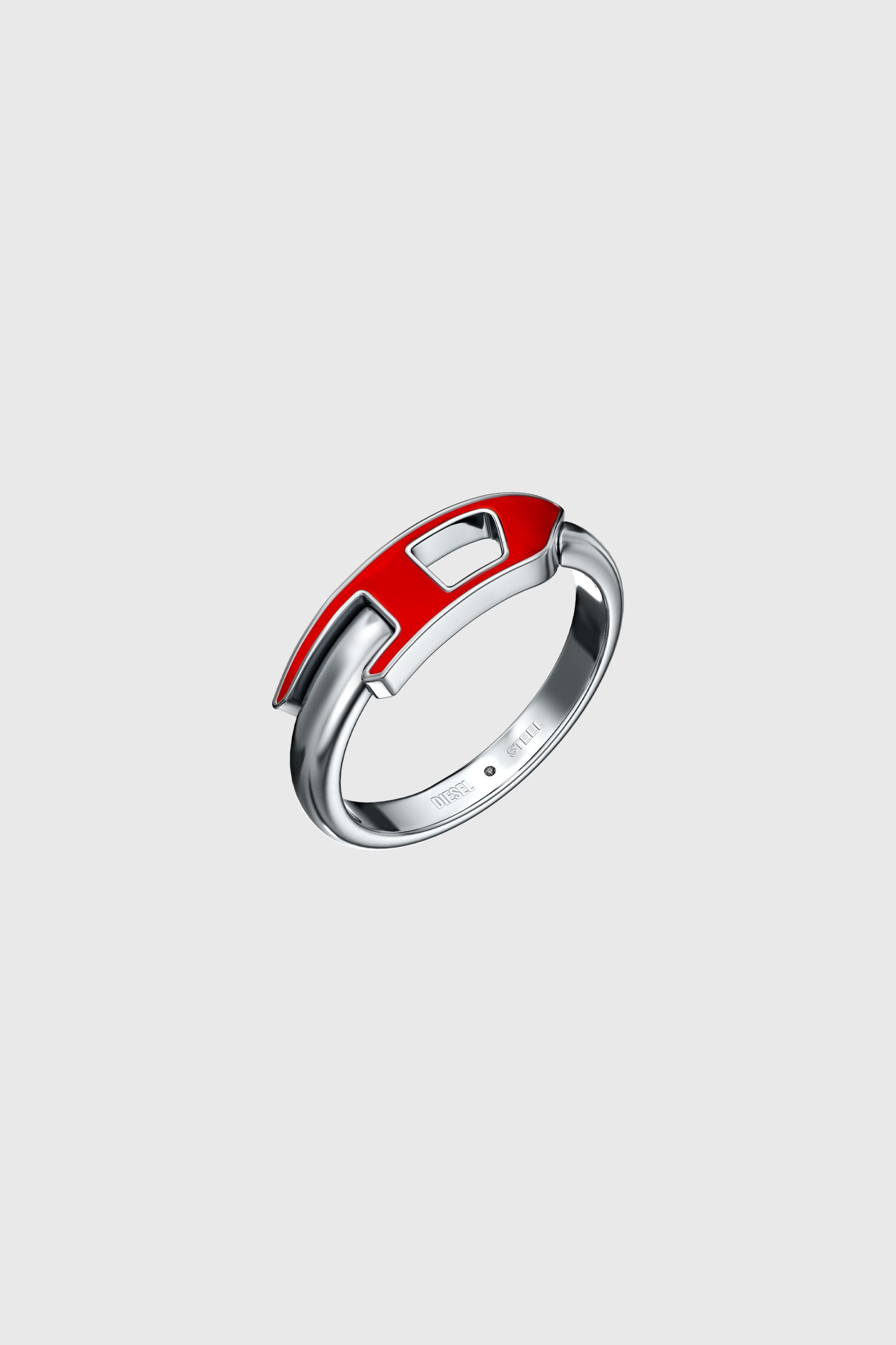 Diesel - DX1688040 JEWELLERY, Unisex's リング in シルバー/ブルー - 1