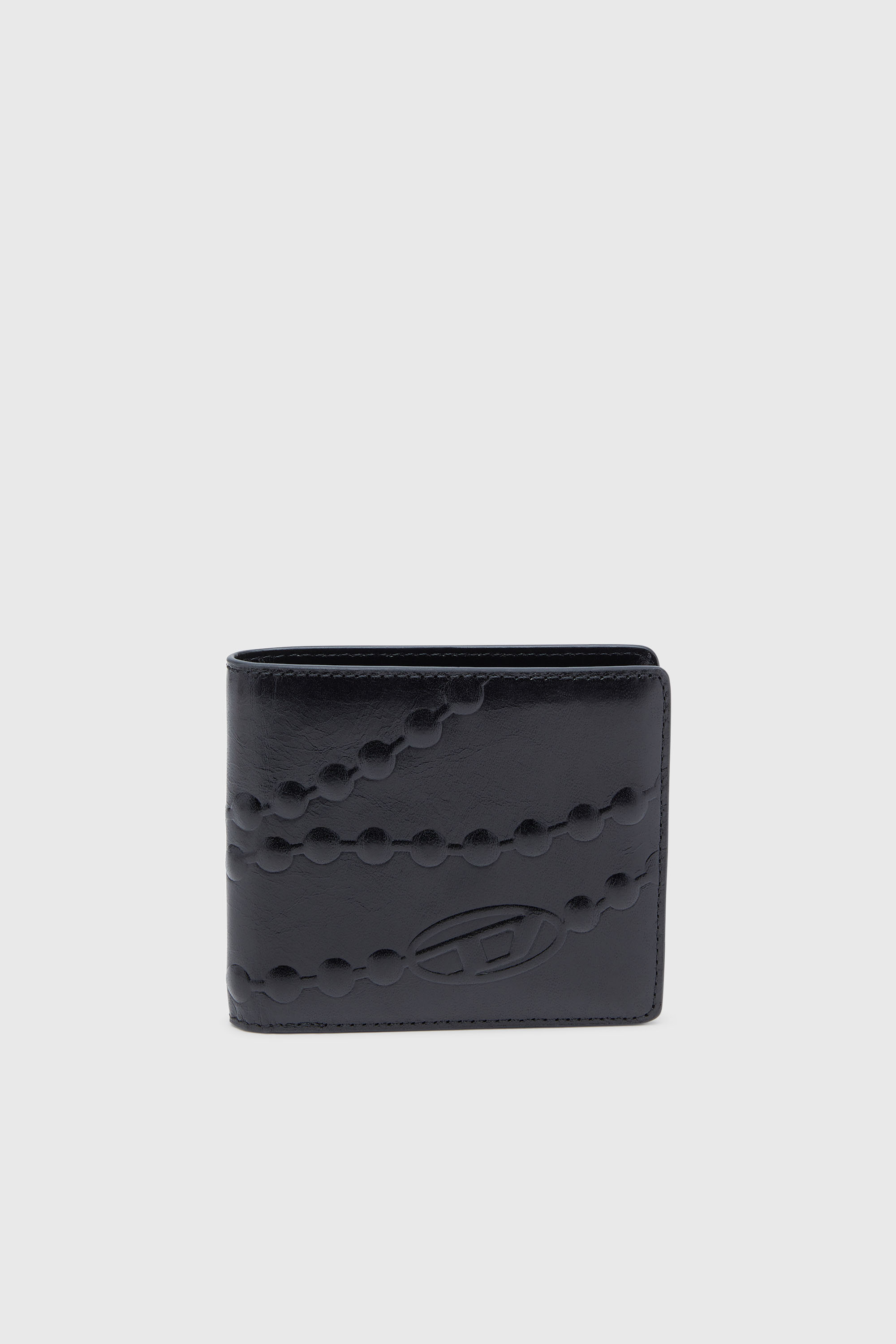 Diesel - BI-FOLD COIN S 3D, Male's 二つ折りウォレット in ブラック - 1