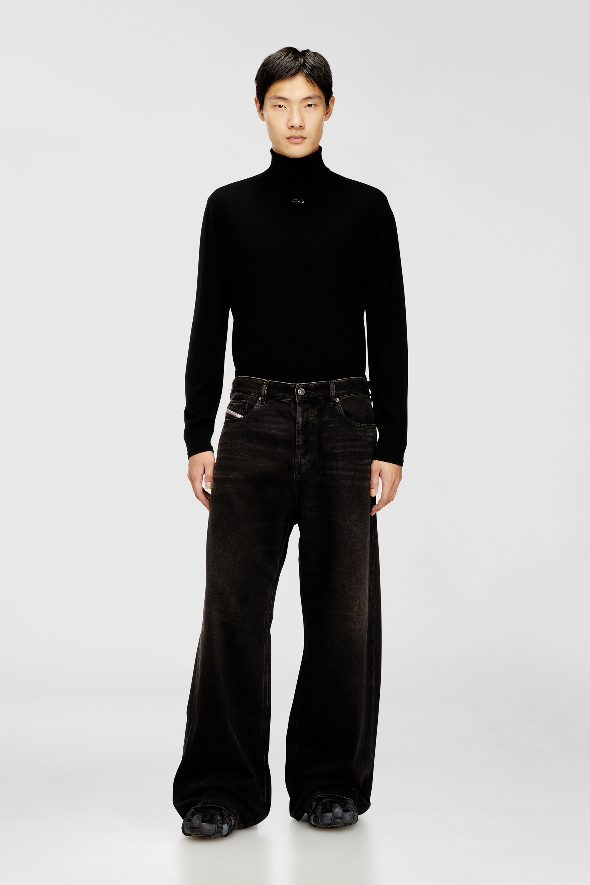 Diesel - Female's Relaxed Jeans 1996 D-Sire 09J96, ブラック/ダークグレー - 5