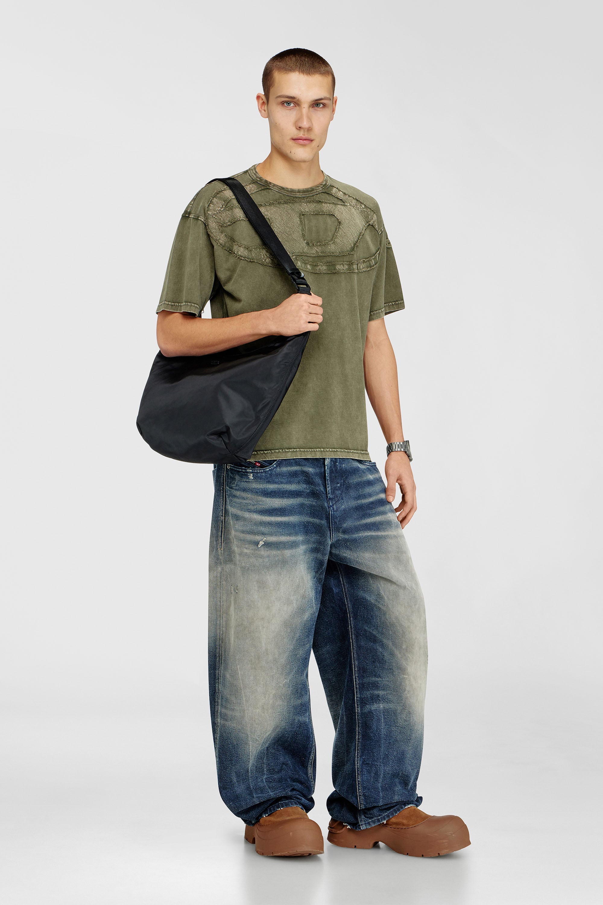 Diesel - D-PACK HOBO X, Unisex's ホーボーバッグ in ブラック - 2