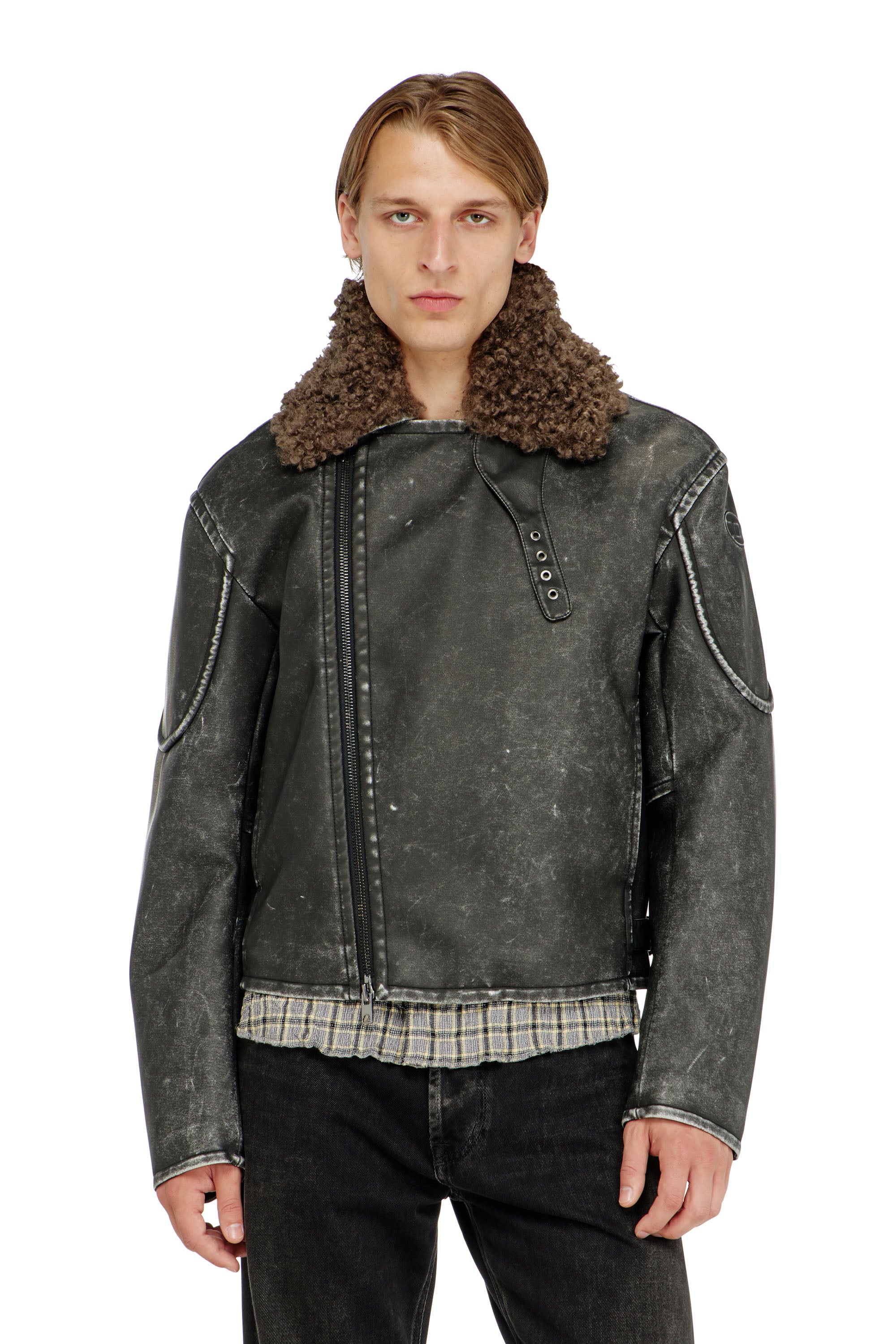 Diesel - W-ALEX, Male's ジャケット in ダークグレー - 6
