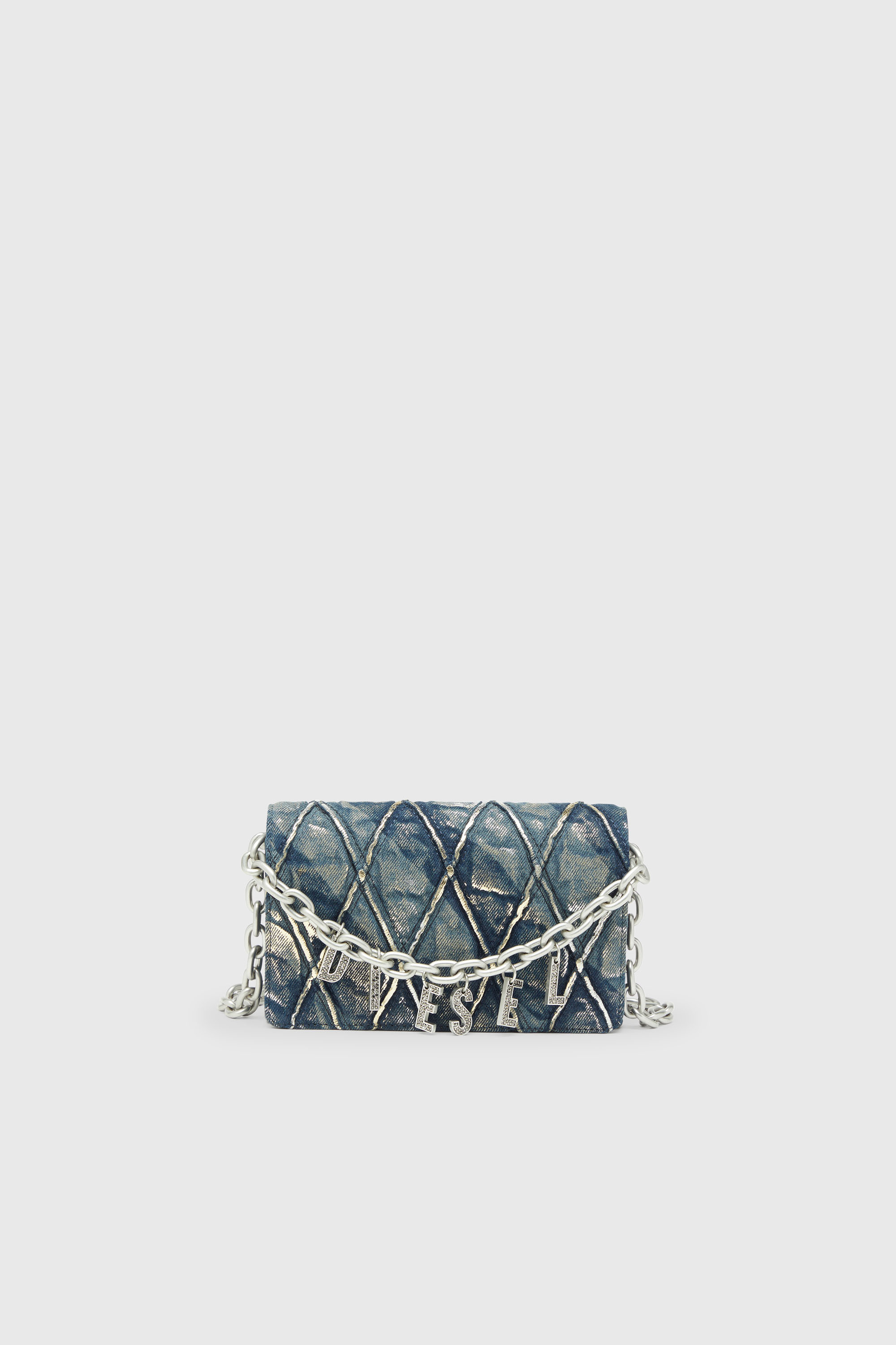 Diesel - WALLET ON CHAIN, Female's ウォレットバッグ in ブルー - 1