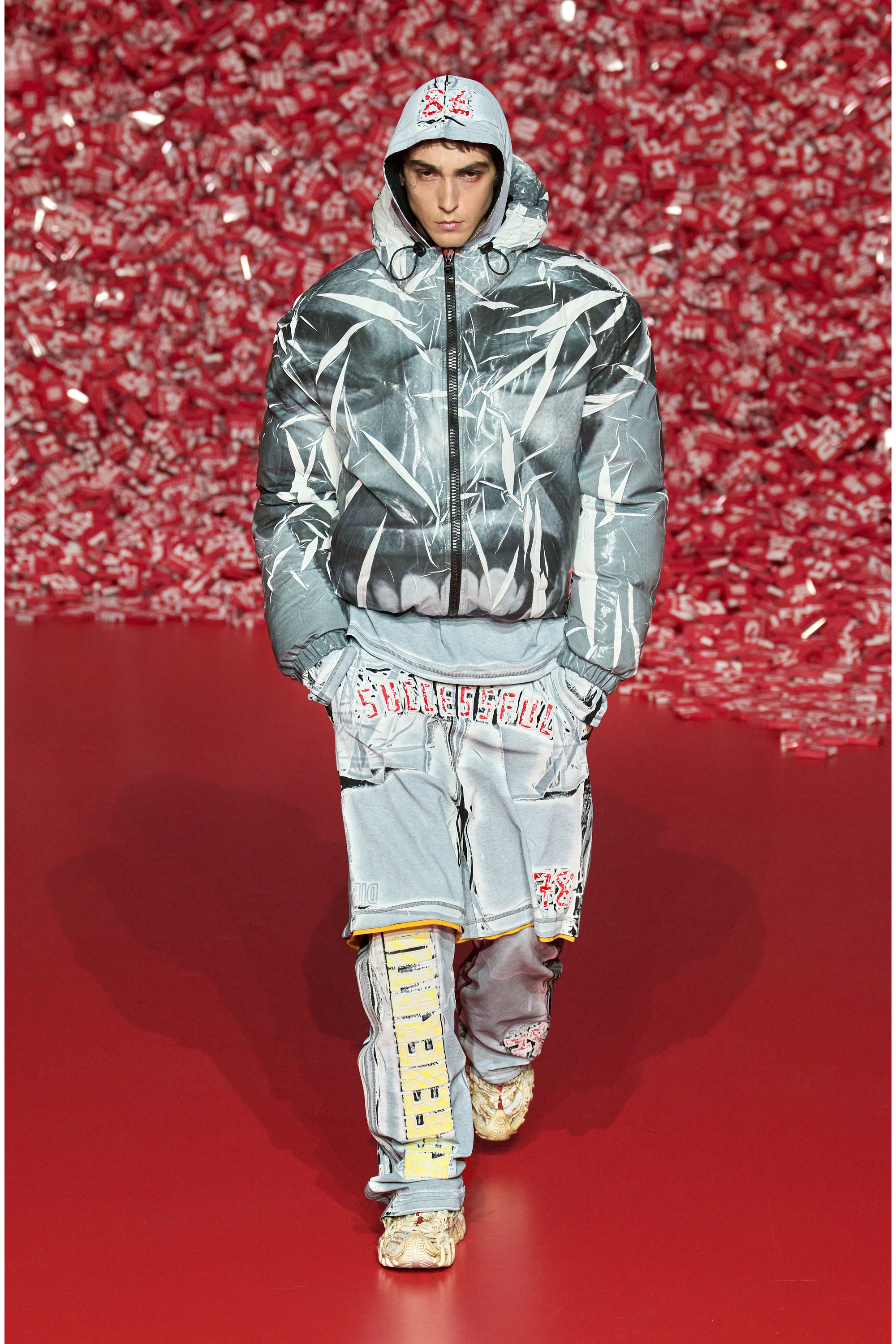 Diesel - T-NABEL-HOOD-LS, ブラック/ブルー - Image 5