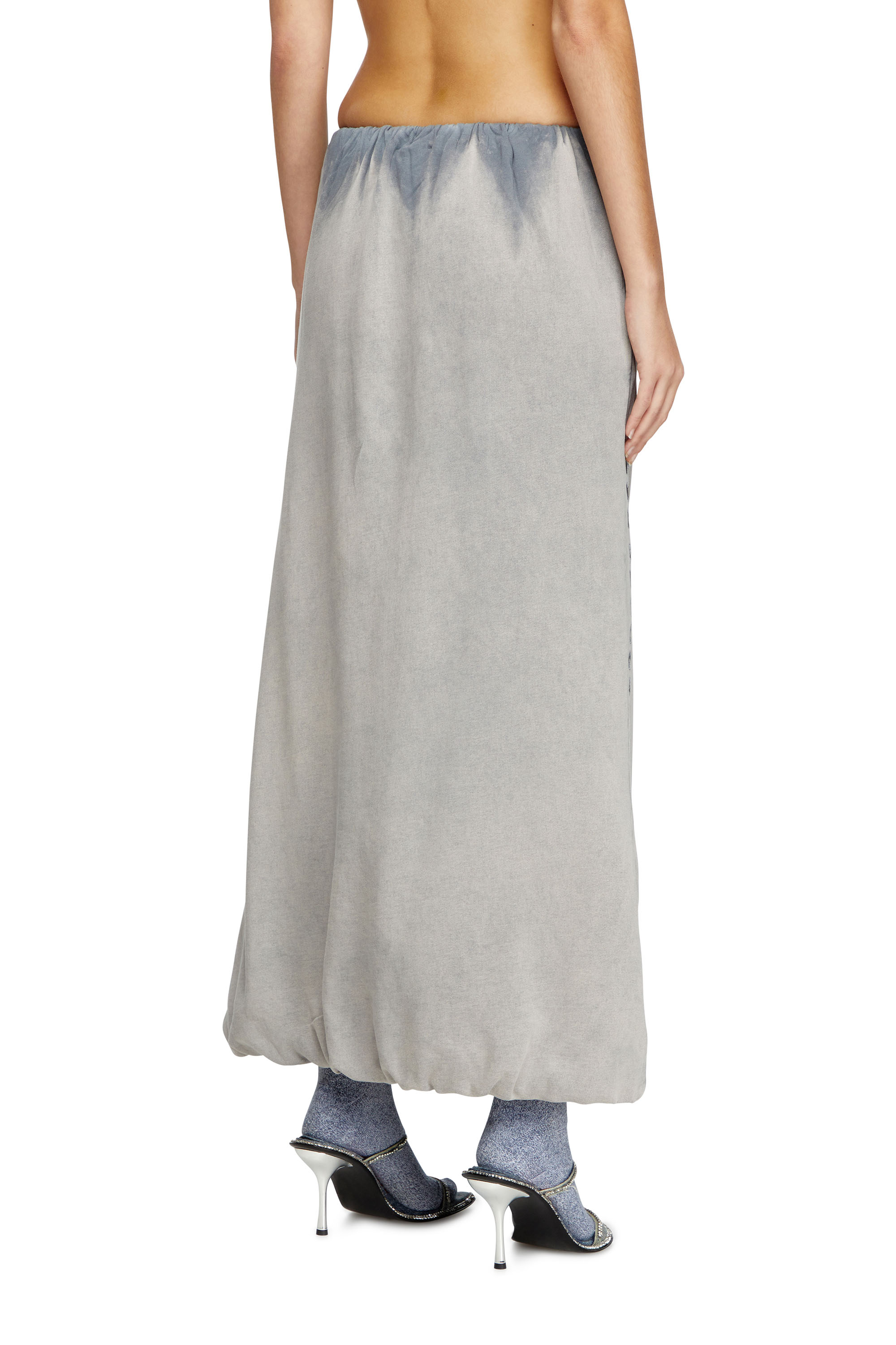 Diesel - O-REIRA-JP, Female's Balloon shaped maxi skirt in ライトグレー - 4