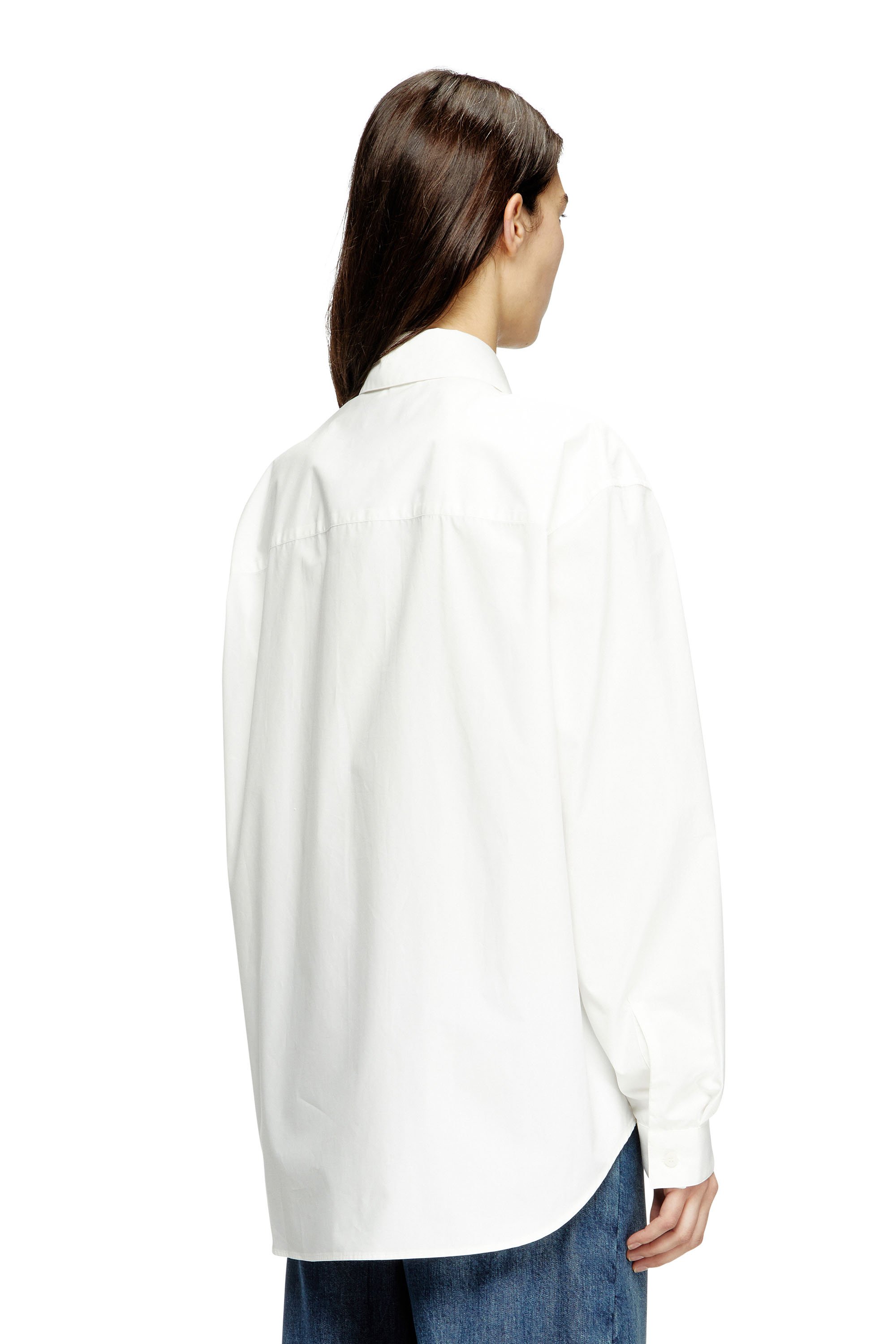 Diesel - S-SIMPLY-C-WN-R1, Female's シャツ in ホワイト - 4