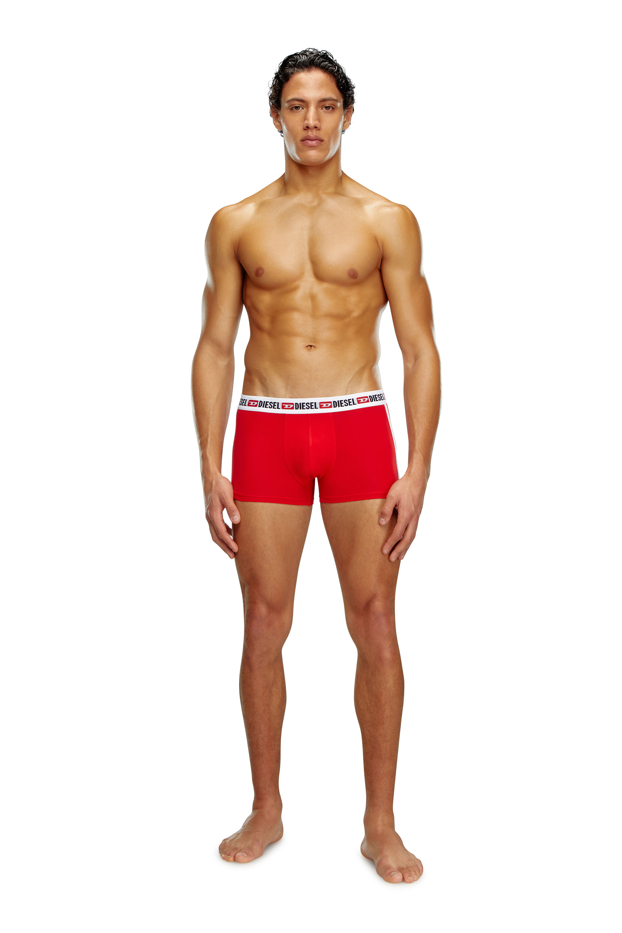 Diesel - UMBX-SHAWNTWOPACK BOXERS, ブルー/レッド - Image 4
