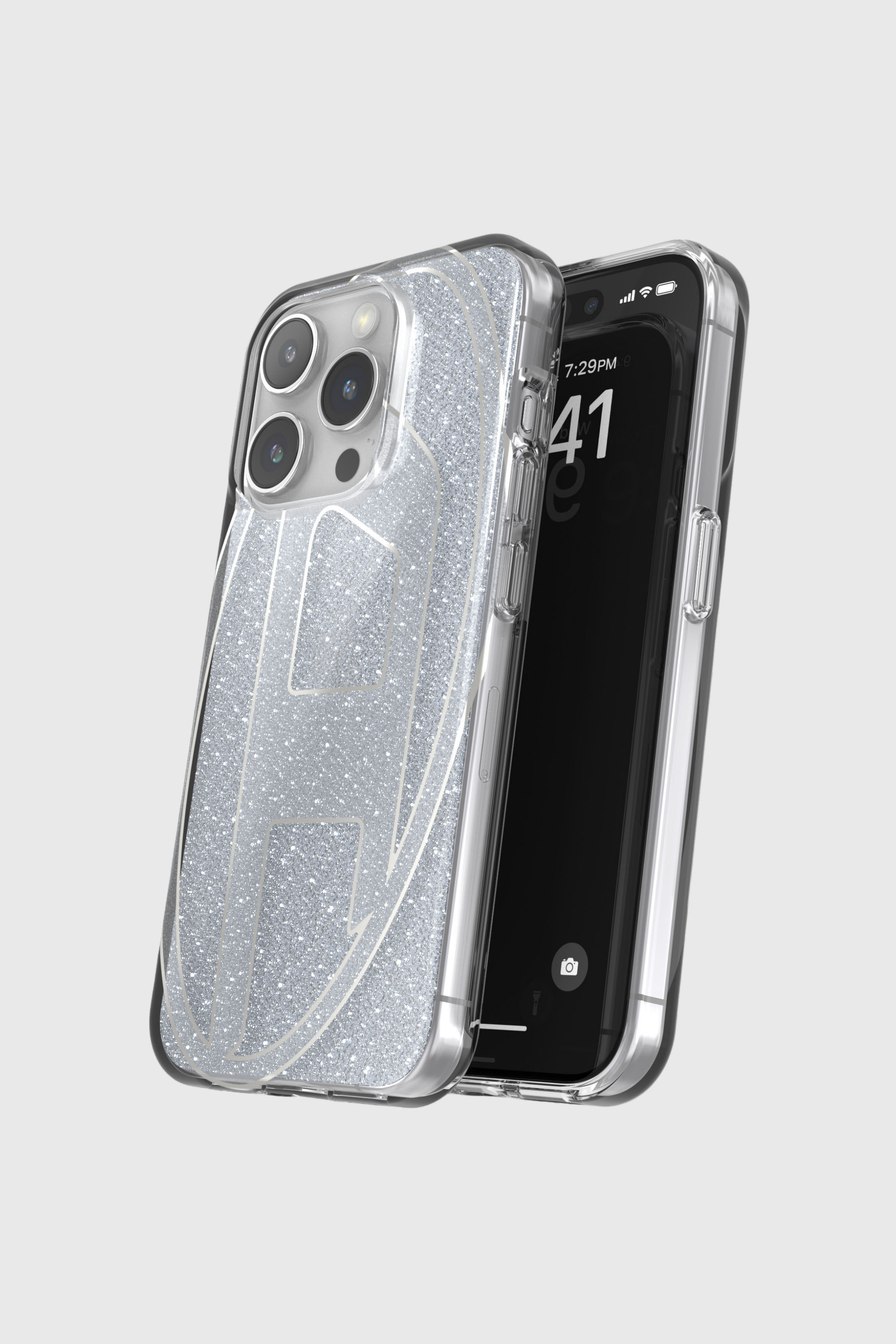 Diesel - 60032 AOP CASE, Unisex's iPhone 15 Pro in シルバー - 4