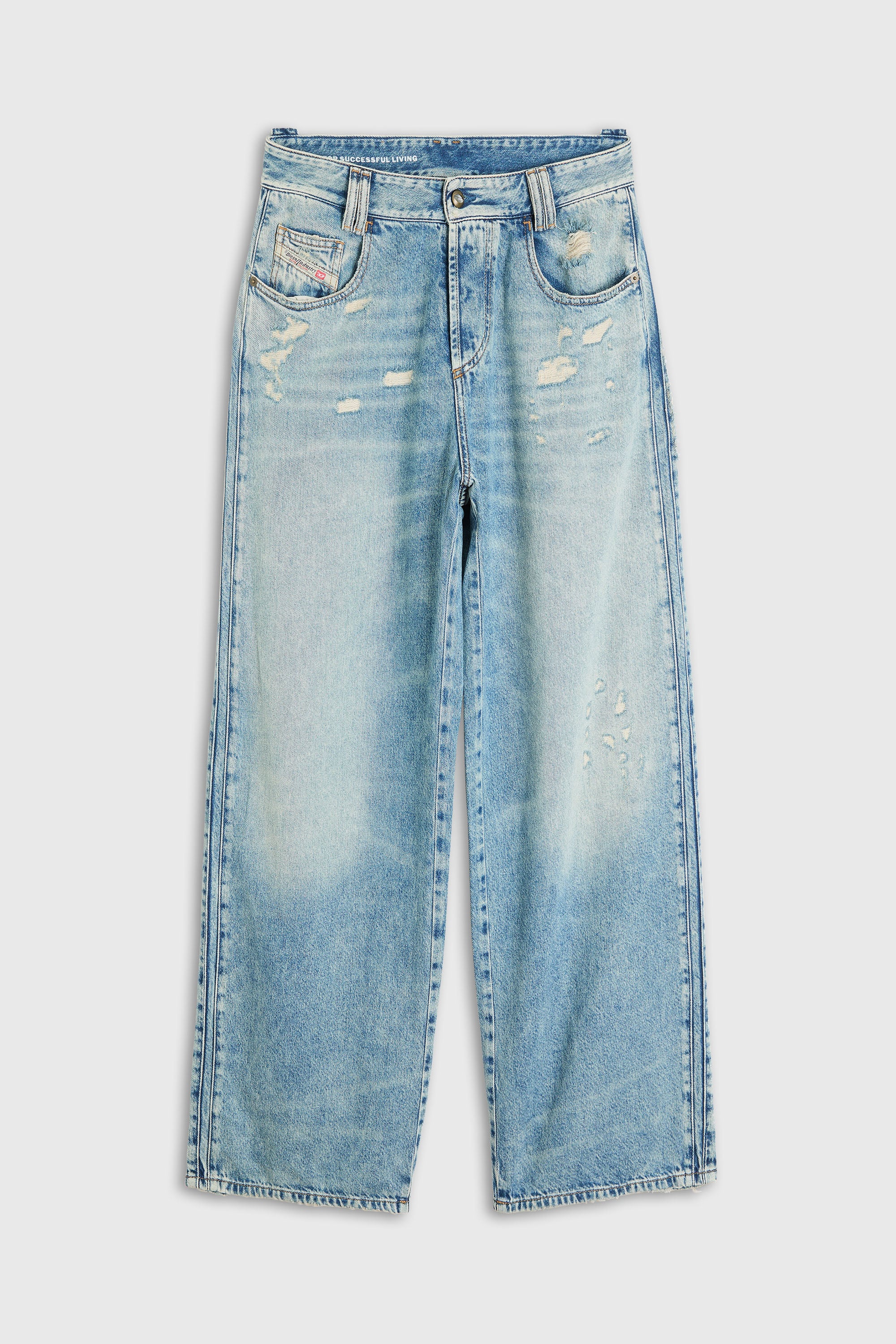 Diesel - Unisex's Relaxed Jeans 1982 D-Hakou 09Q76, ライトブルー - 2