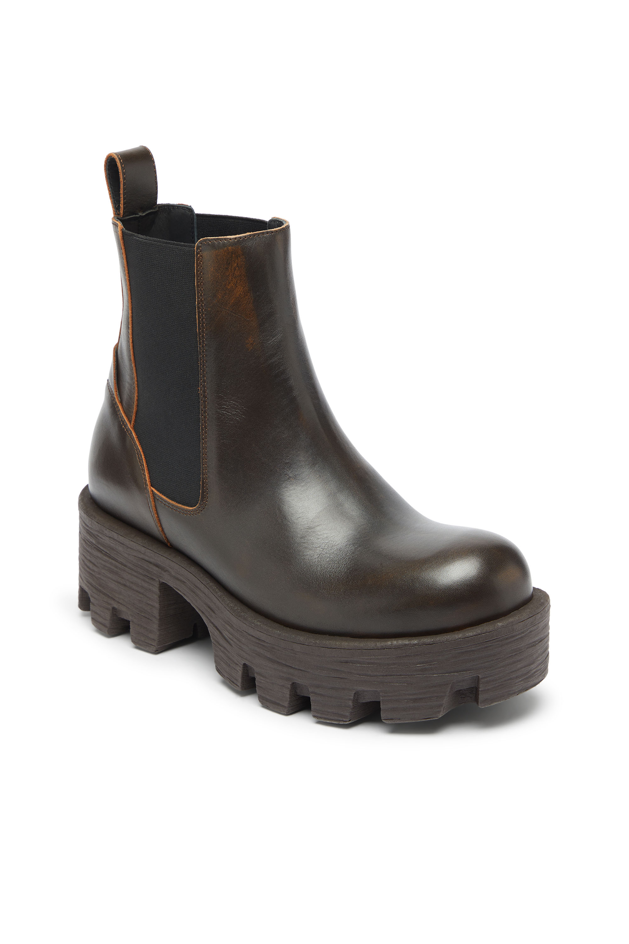 Diesel - D-HAMMER CHUNKY W, Female's ブーツ in ブラウン - 6