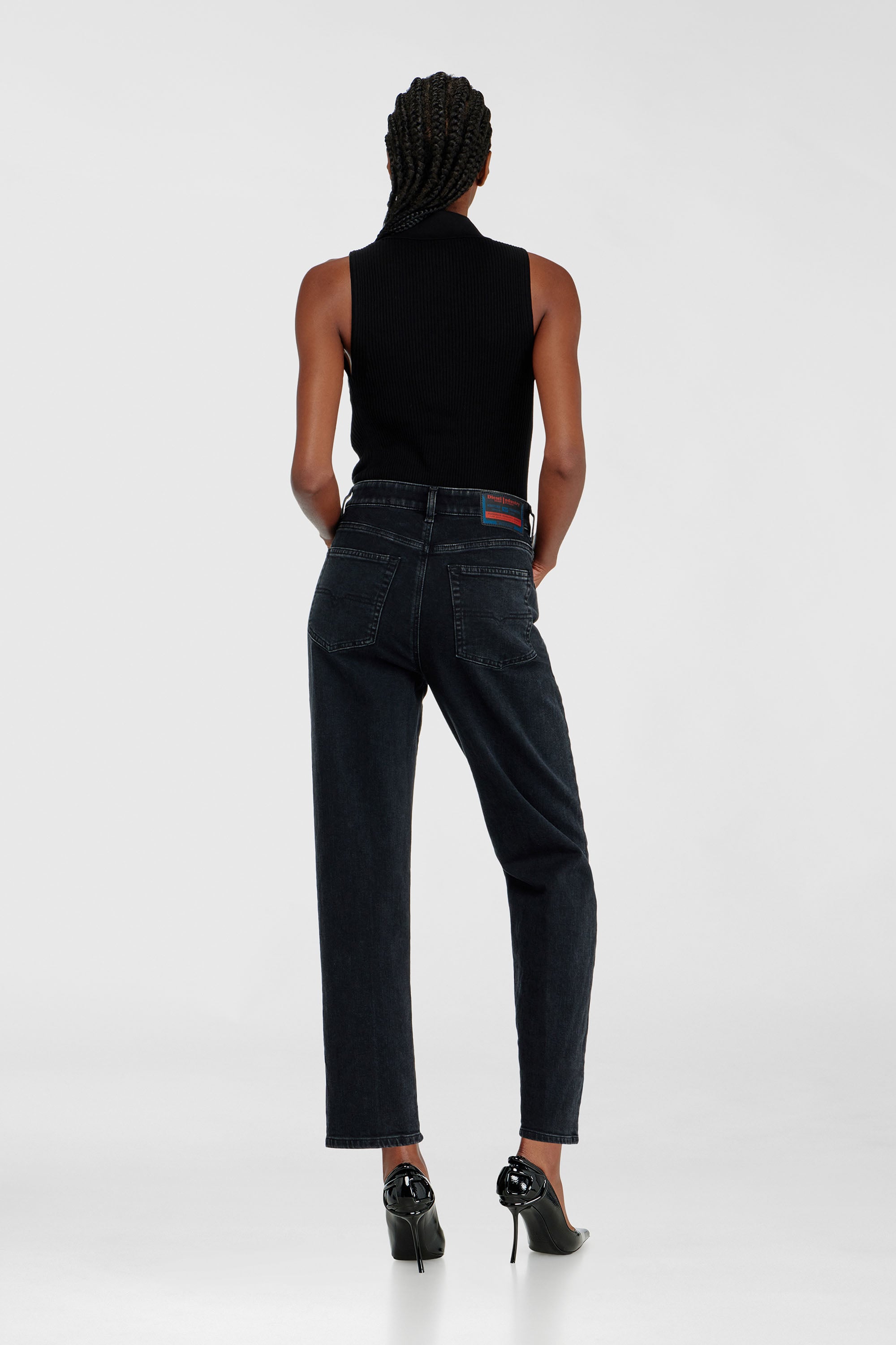 Diesel - Female's Regular Jeans 1981 D-Went 09N89, ブラック/ダークグレー - 3