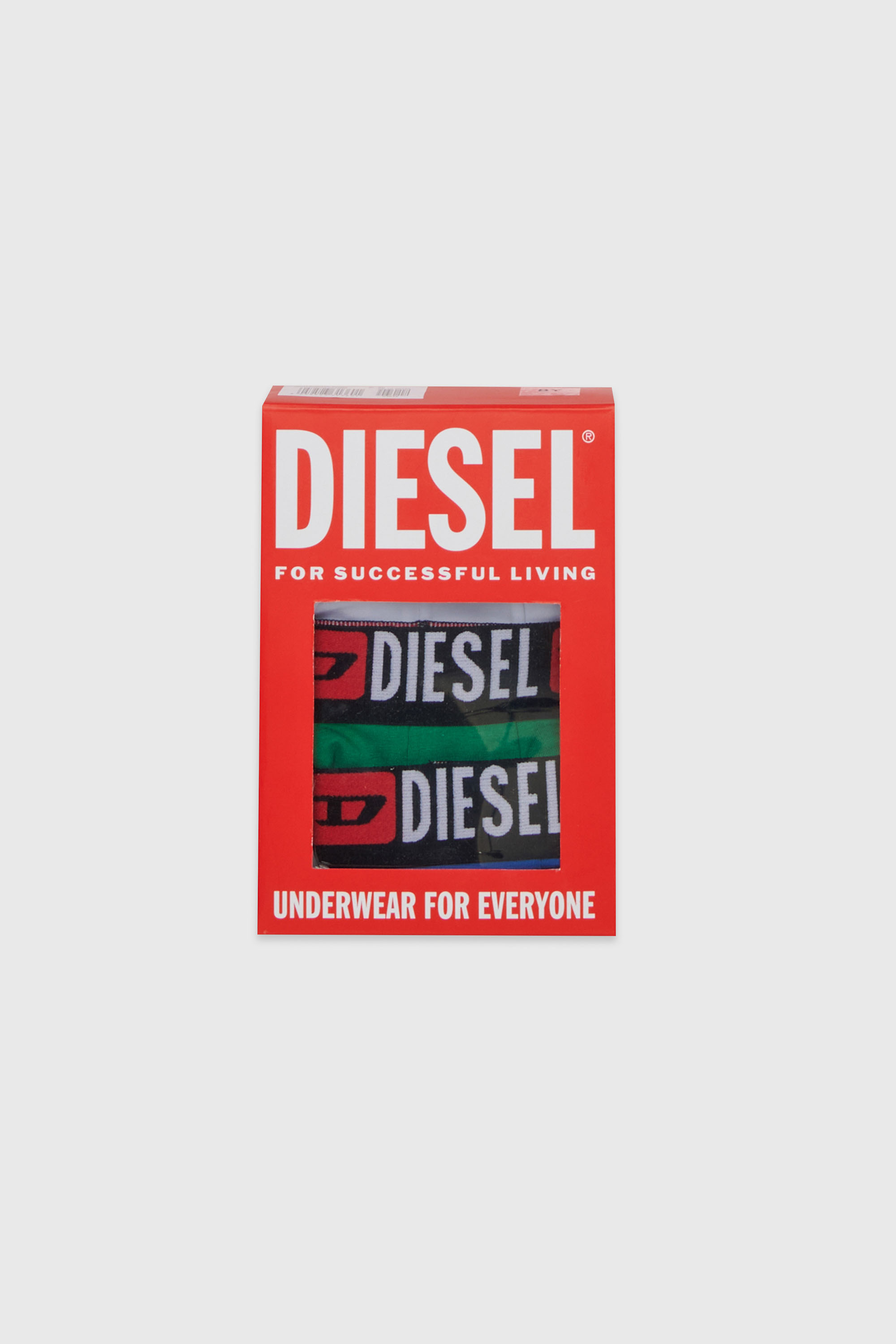 Diesel - UM-ULLOTRIPACK-DD, Male's ボクサーパンツ in ホワイト/グリーン - 3