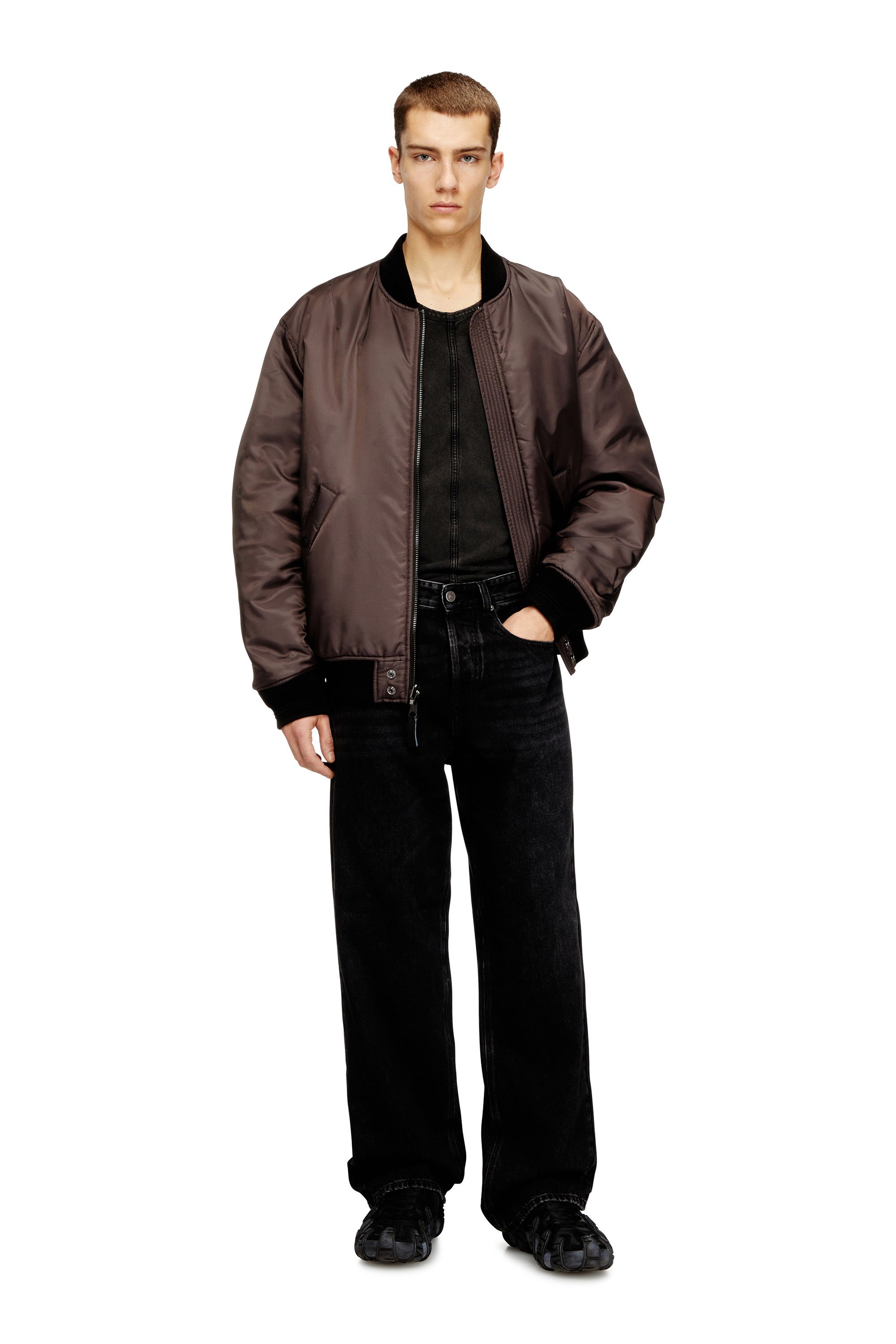 Diesel - Male's Relaxed Jeans 2001 D-Macro 09P09, ブラック/ダークグレー - 2