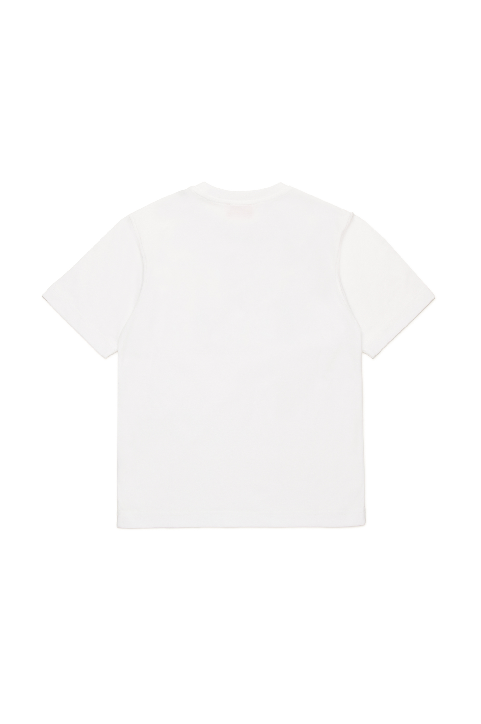 Diesel - TBOXT OVER, Male's T-shirt with superimposed logos in ホワイト - 2