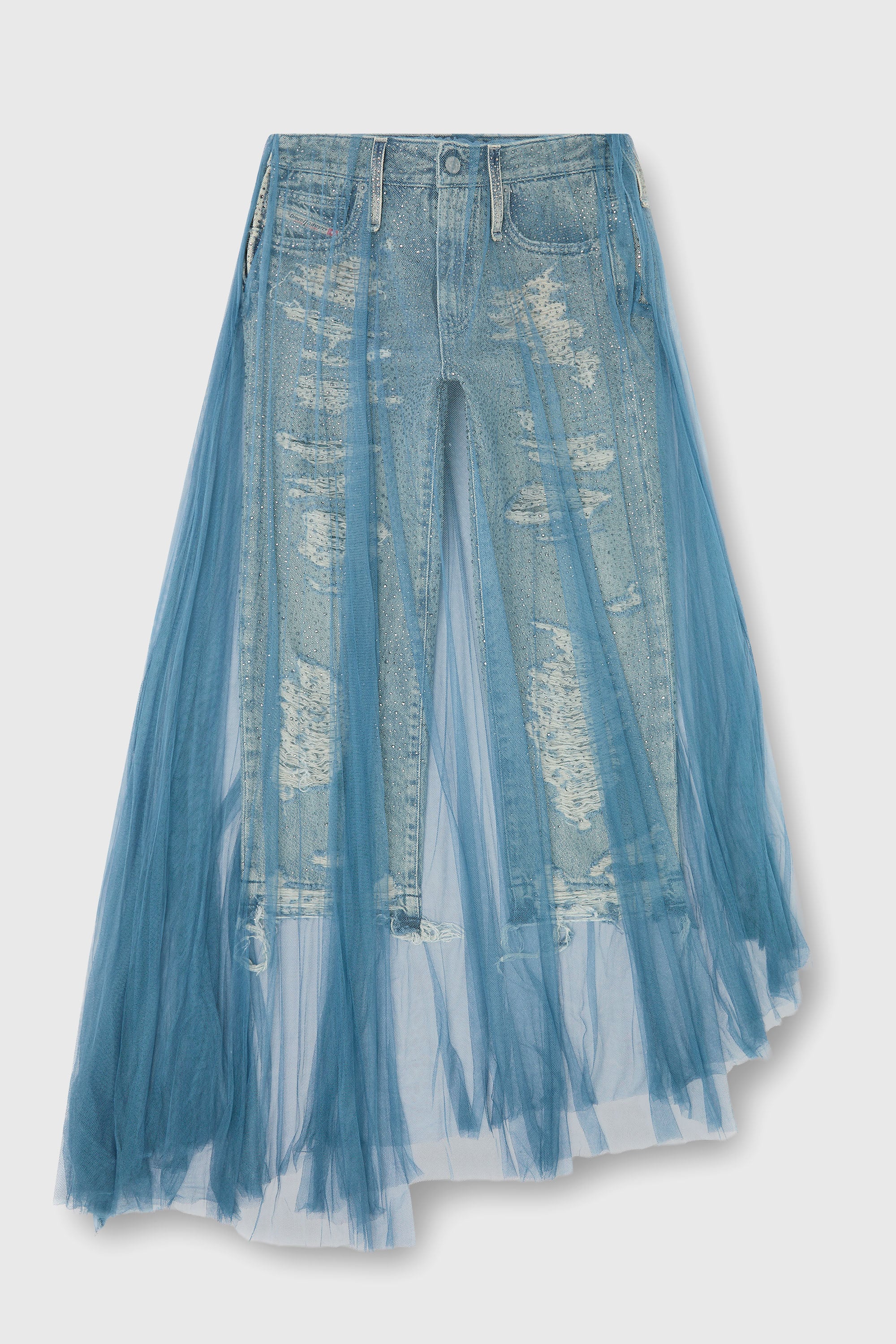 Diesel - Female's Regular Jeans D-Aisi 0DBER, ミディアムブルー - 2