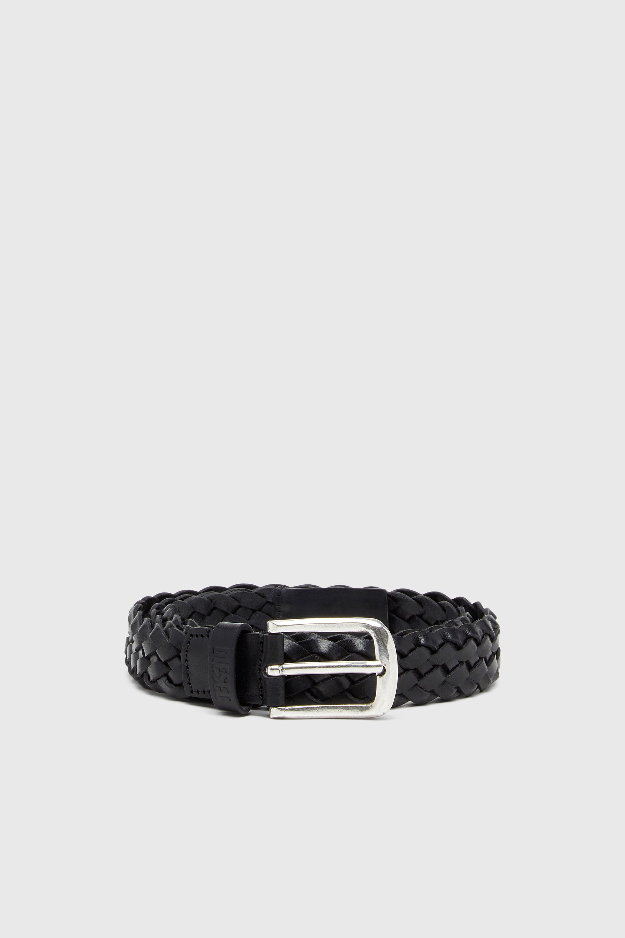 Diesel - B-FLAG-D BRAIDED, Male's メッシュベルト in ブラック - 1