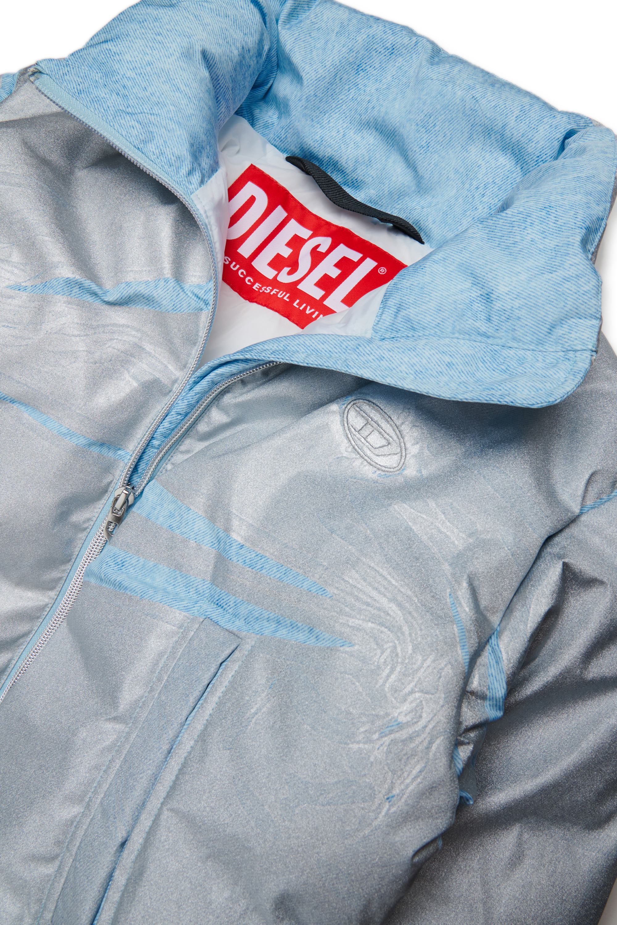 Diesel - JWHIMSY, Female's パファージャケット in ライトブルー - 4