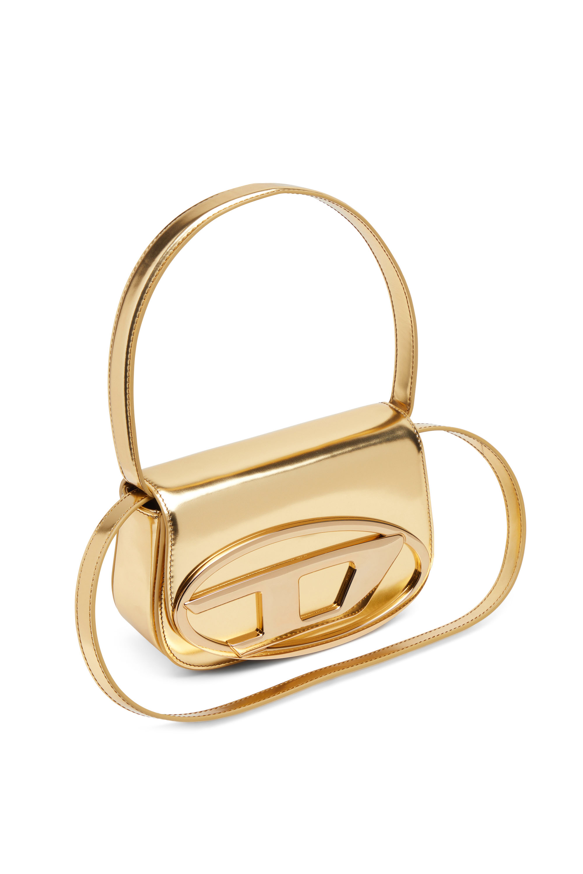 Diesel - 1DR, Female's カウレザーショルダーバッグ in ゴールド - 5