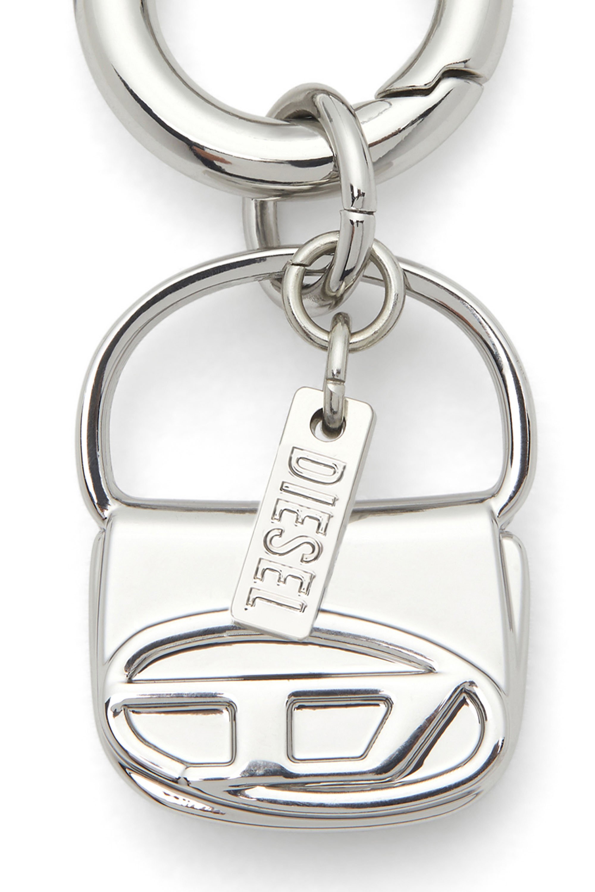 Diesel - CHARM-1DR, Female's Metal charm with mini 1DR charm in シルバー - 4