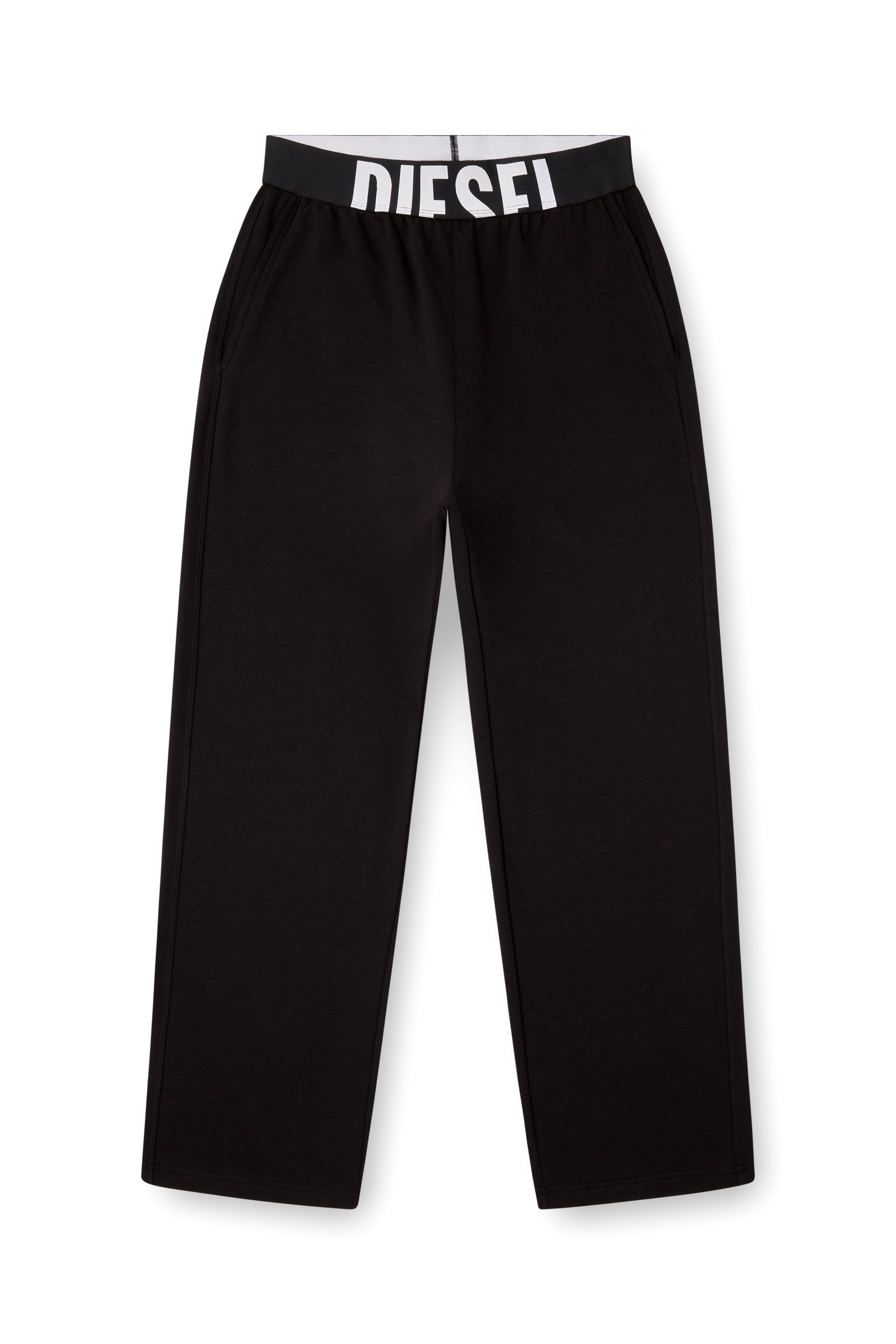 Diesel - NOLAN-D-POP, Male's Pyjama pants with cut-off logo in ブラック - 4