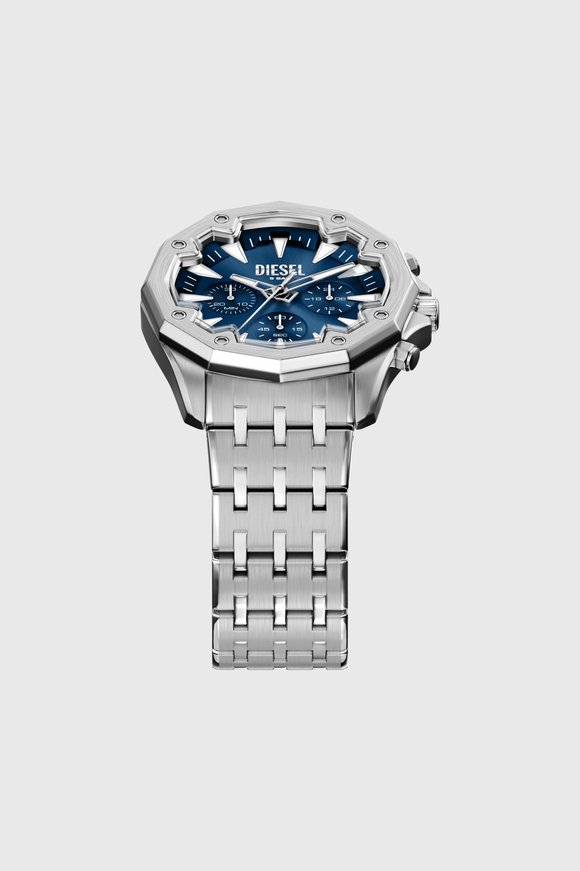 Diesel - DZ4706 WATCH, Male's Stinger Stainless Steel Watch in シルバー - 4