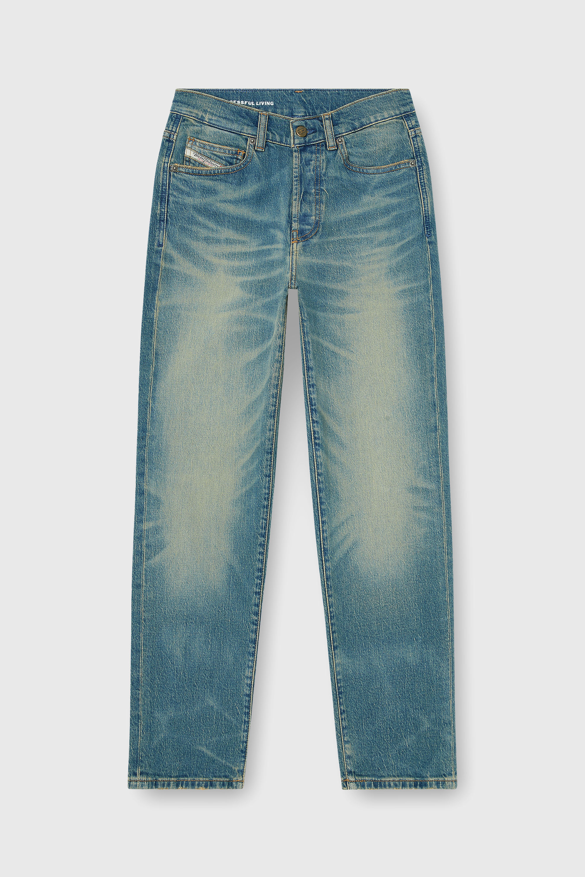 Diesel - Female's Regular Jeans 1981 D-Went 0KBBP, ミディアムブルー - 6