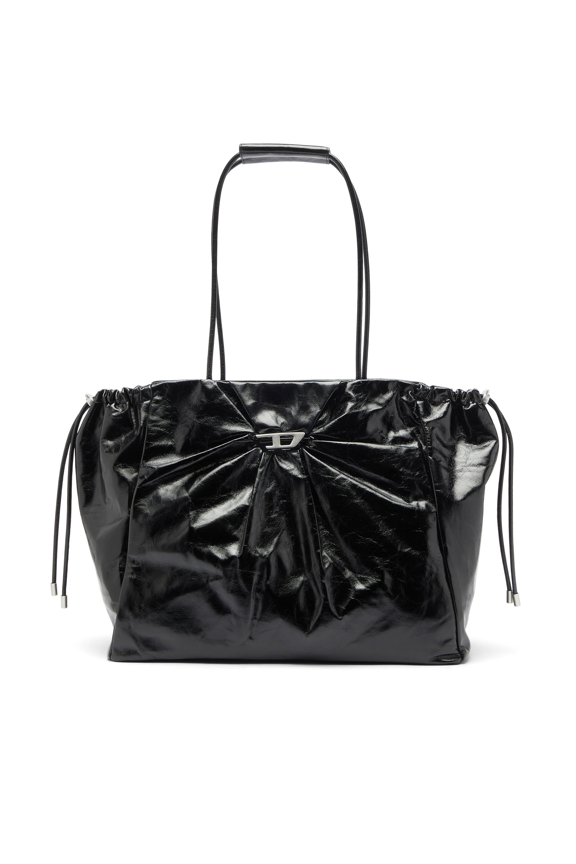 Diesel - SCRUNCH-D TOTE E/W, Female's トートバッグ in ブラック - 1