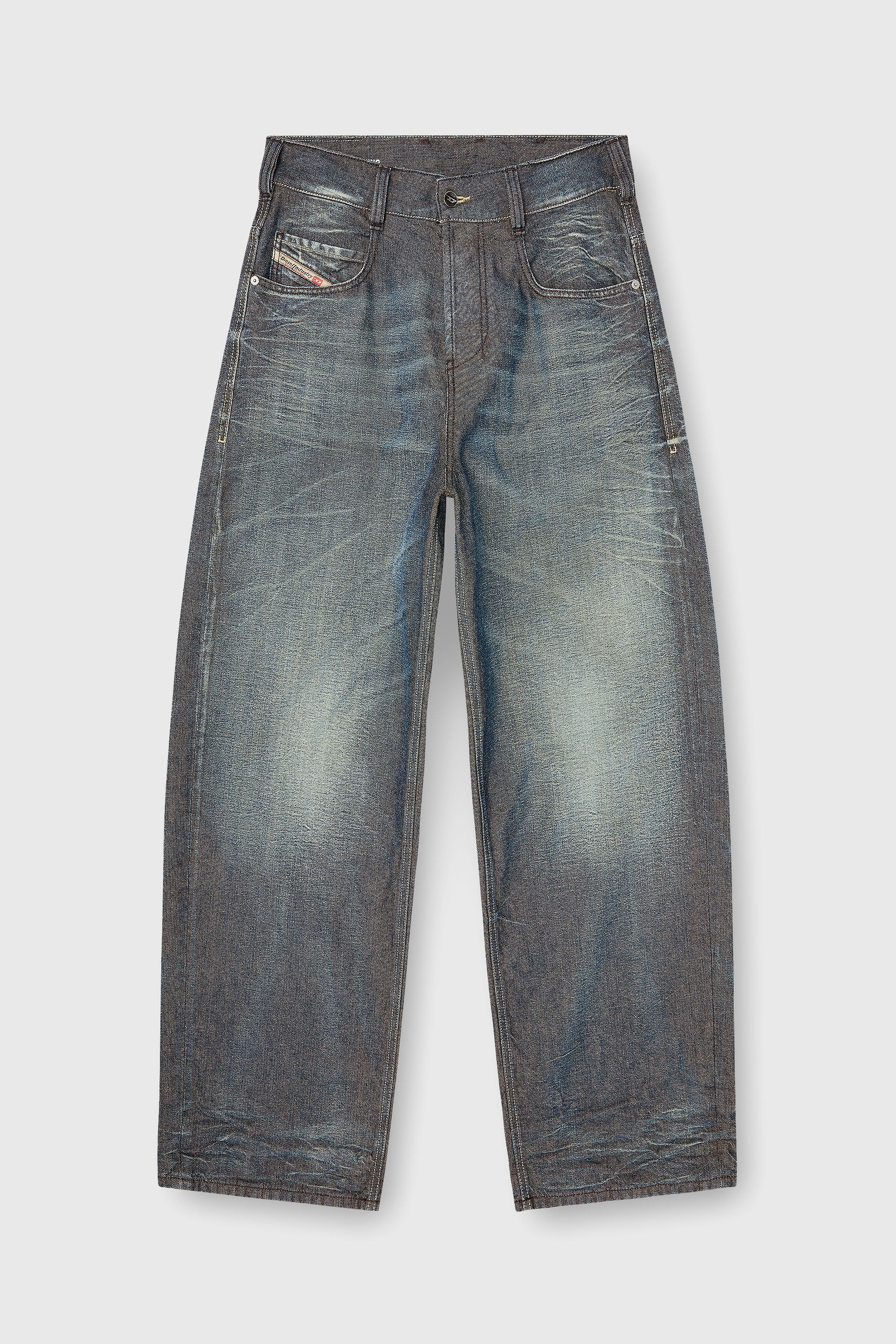 Diesel - Unisex's Relaxed Jeans 1997 D-Enim-M 007EM, ダークブルー - 2