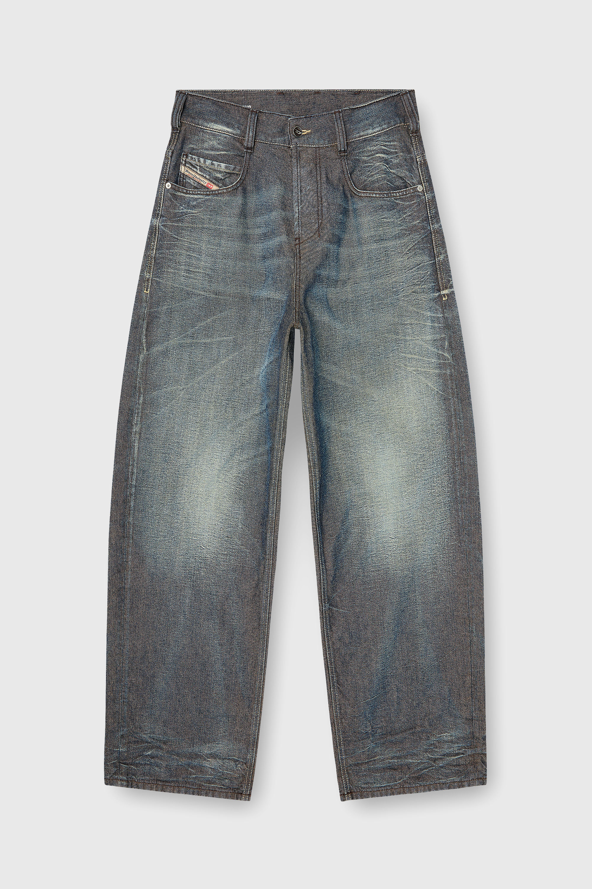 Diesel - Unisex's Relaxed Jeans 1997 D-Enim-M 007EM, ダークブルー - 8