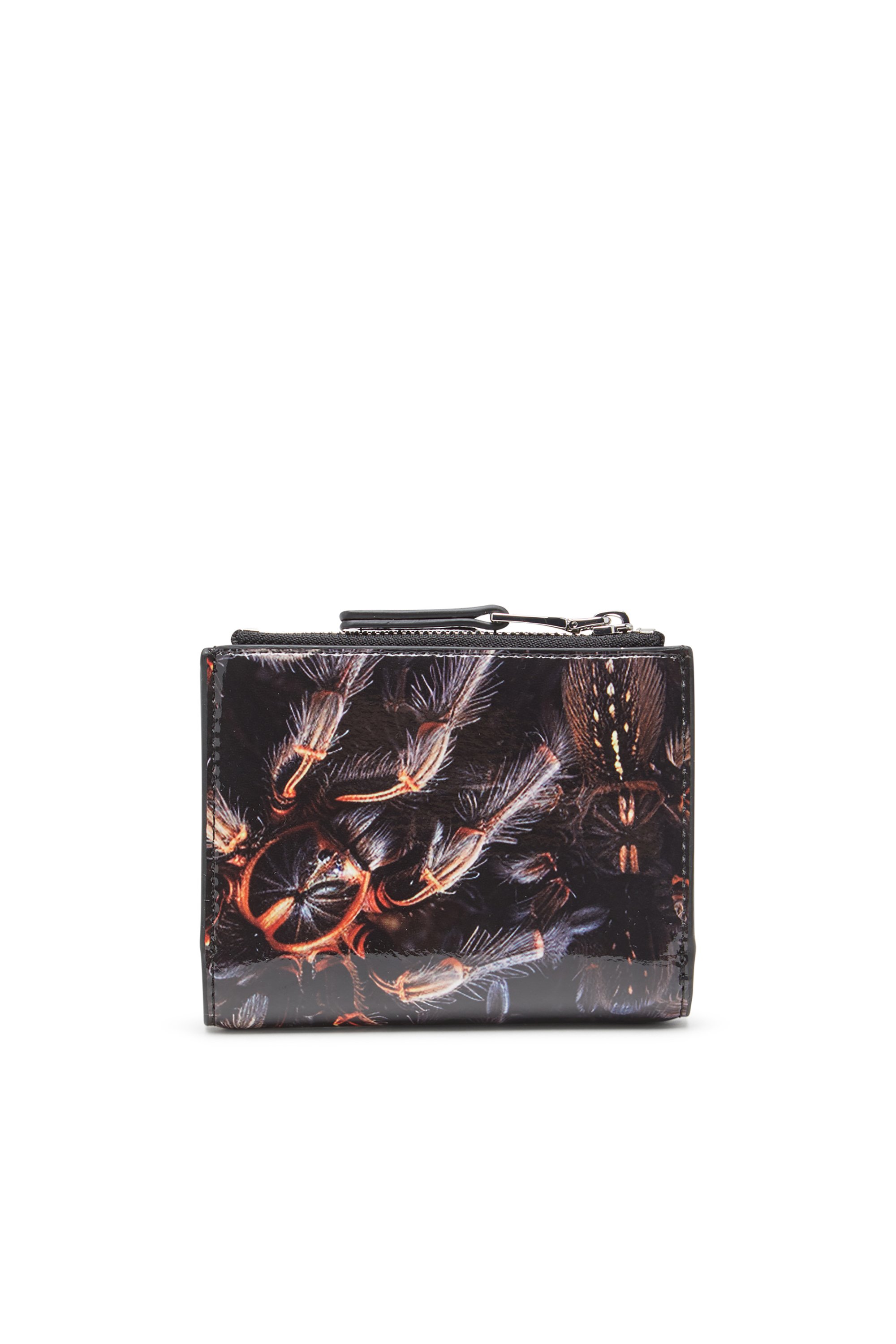 Diesel - PLAY BI-FOLD ZIP II, Female's 二つ折りウォレット in ブラック/ブラウン - 2