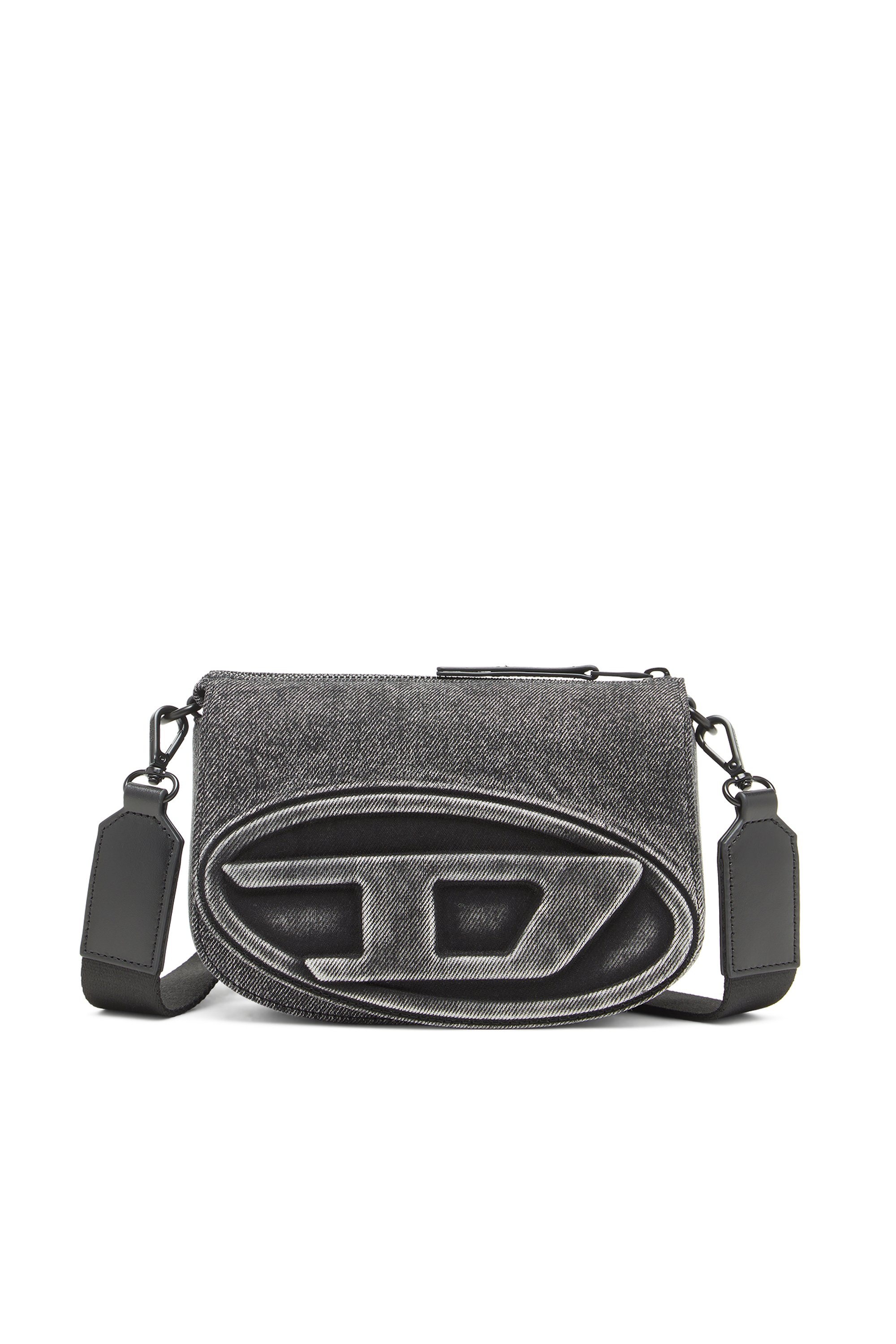 Diesel - 1DR CAMERA BAG, Unisex's 1DR-Camera bag in washed denim in グレージーンズ - 1