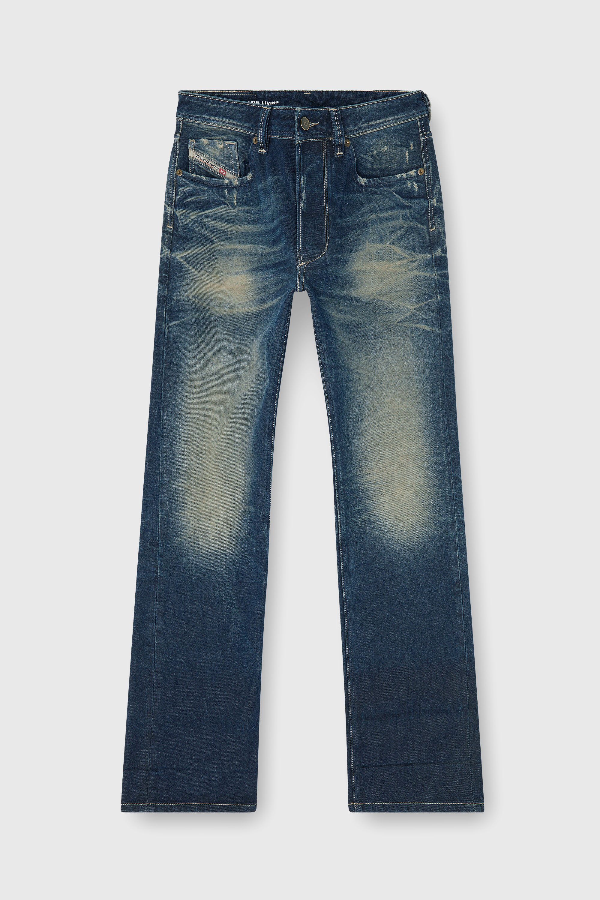 Diesel - Male's Regular Jeans 1985 Larkee 007EH, ダークブルー - 2