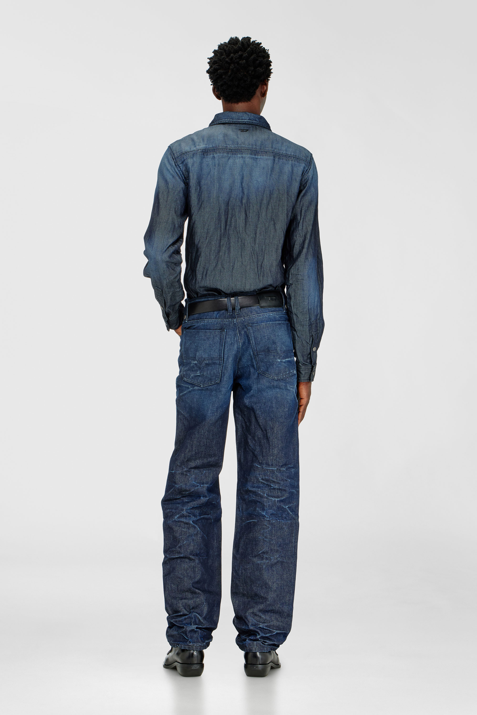 Diesel - Male's Regular Jeans 1991 D-Voeed 007GF, ダークブルー - 4