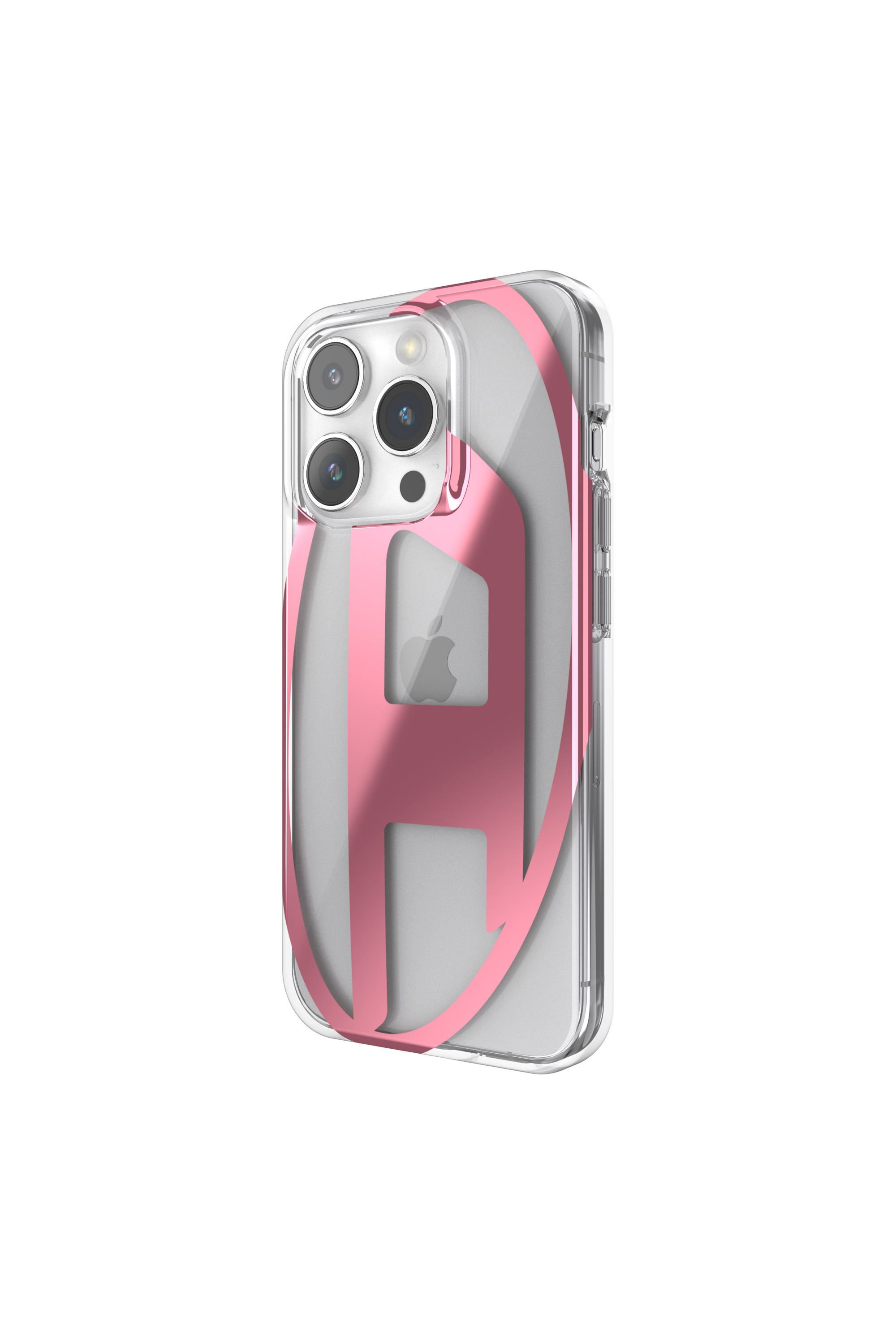 Diesel - 54110 MOULDED CASE, Unisex's iPhone 15 Pro クリアケース in ピンク / ホワイト - 4