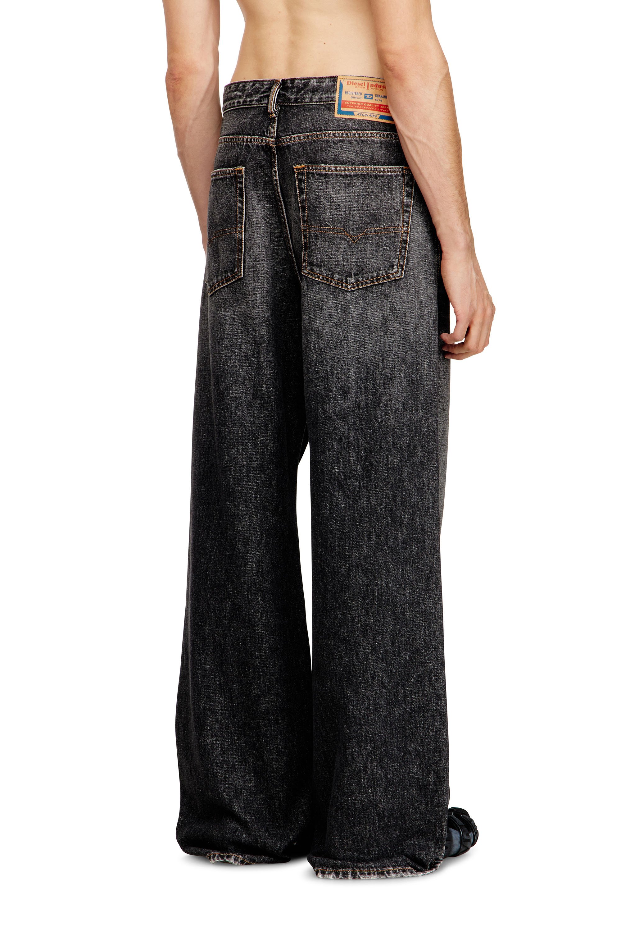 Diesel - Male's Relaxed Jeans D-Rise 007DN, ブラック/ダークグレー - 4
