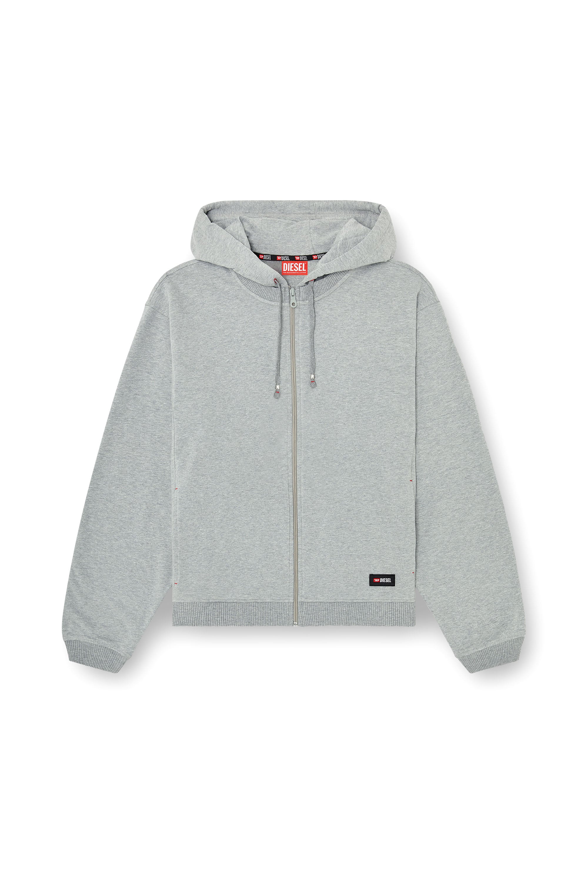 Diesel - JOY-D-CORE, Male's ジップアップパーカー in グレー - 4