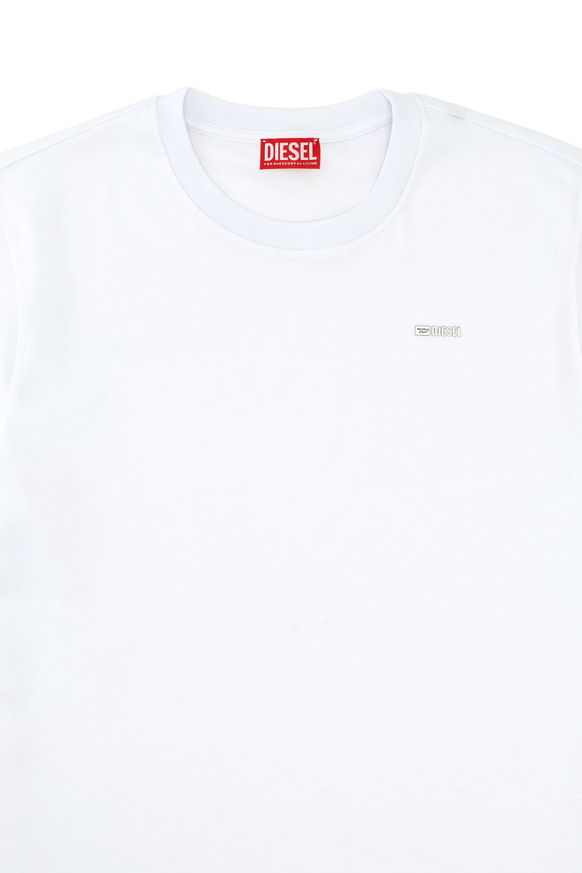 Diesel - T-ADJUST-MET, Male's Tシャツ in ホワイト - 4