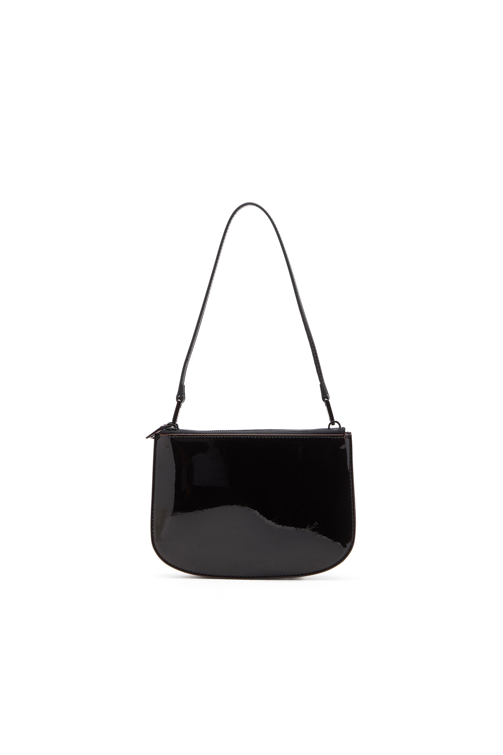 Diesel - 1DR TWIN, Female's 1DR Twin-Double-pouch shoulder bag in liquid PU in バーガンディー - 3
