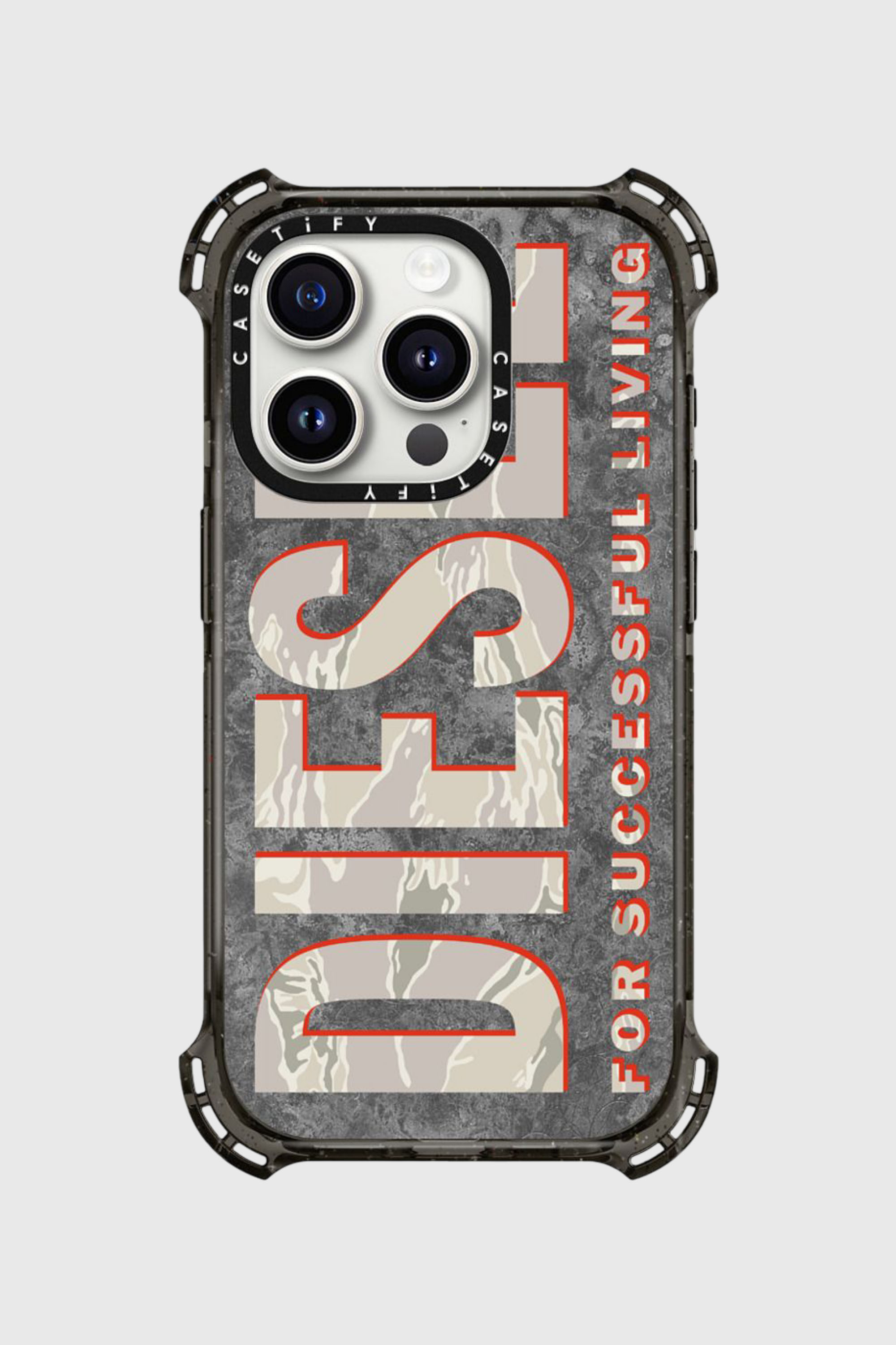 Diesel - 60308 CASETIFY MOULDED CASE, Unisex's IPHONE 15 PRO in ブラウン/ホワイト - 5