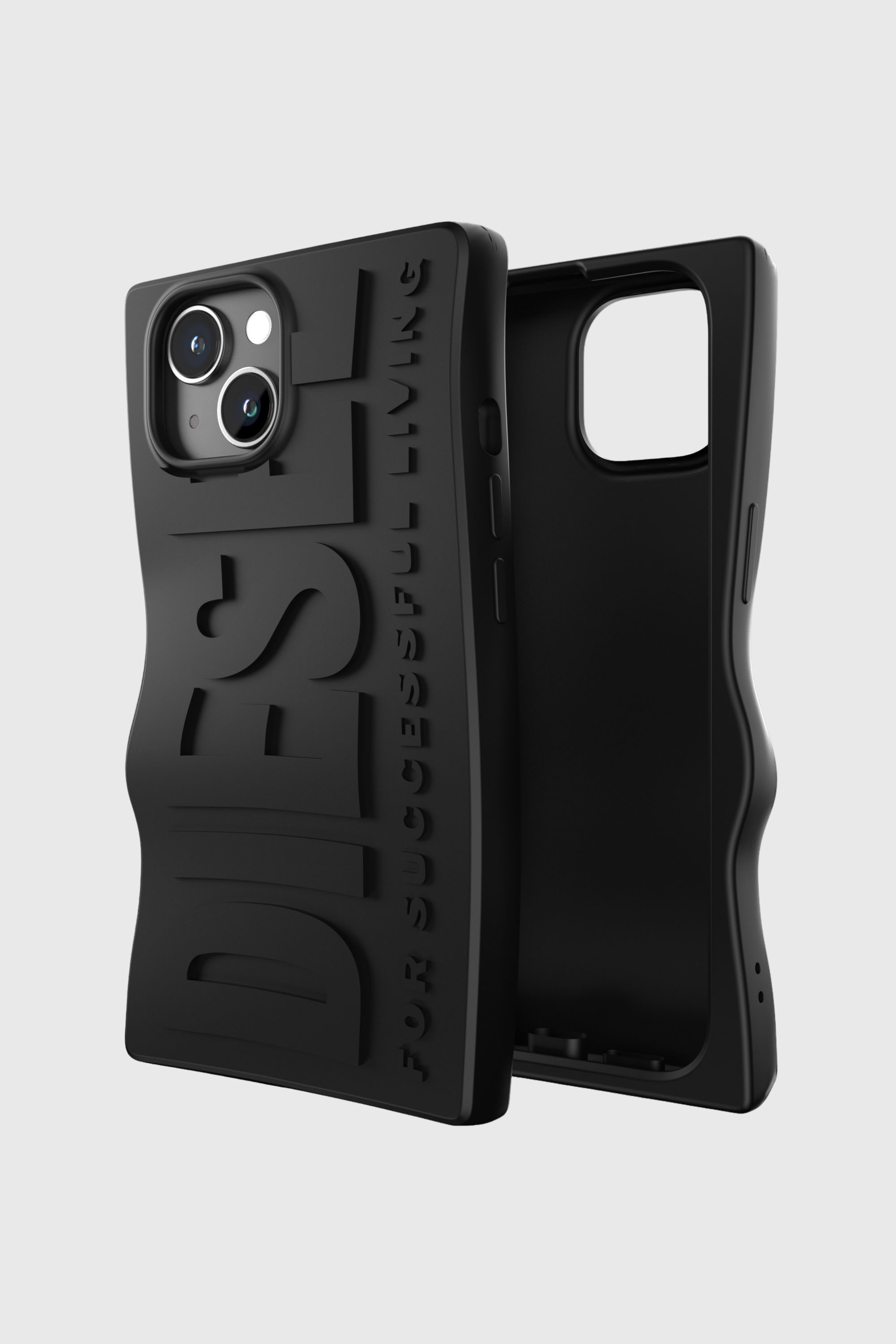 Diesel - 60076 MOULDED CASE, Unisex's iPhone 15 in ブラック - 1