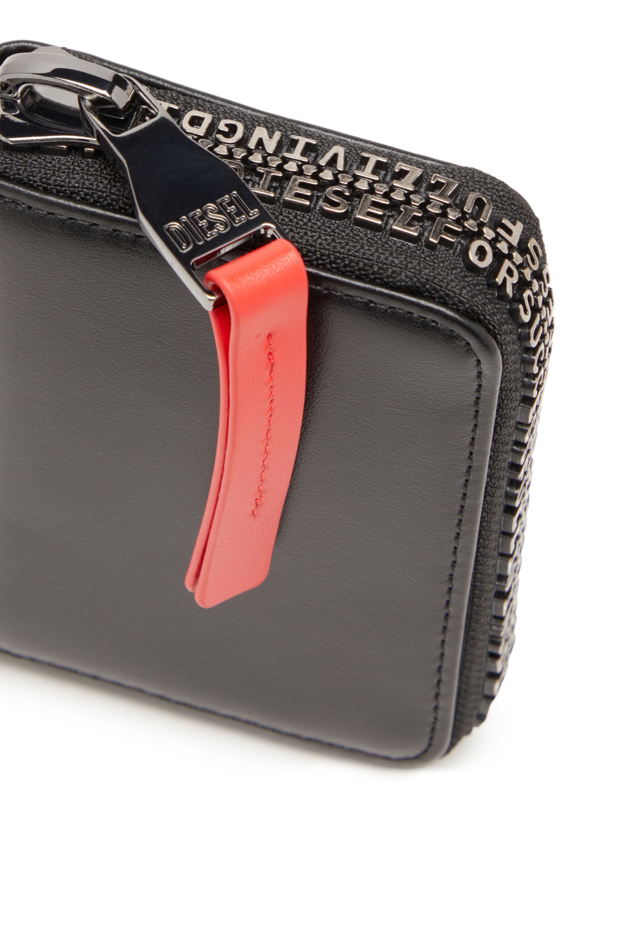 Diesel - ZIP-D KEY HOLDER, Unisex's ZIP-D KEY HOLDER in ブラック - 4