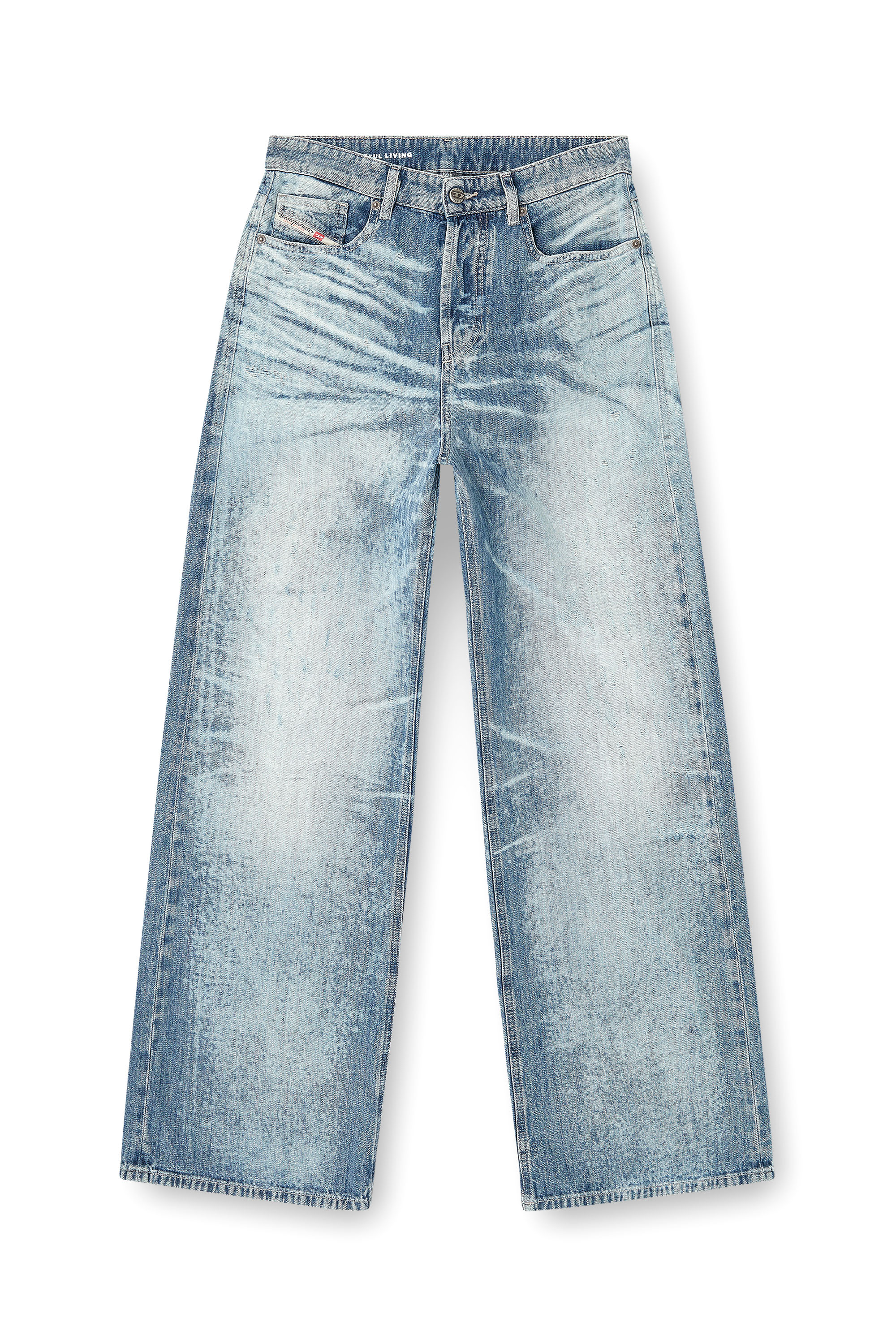 Diesel - Female's Relaxed Jeans 1996 D-Sire 068TY, ライトブルー - 2