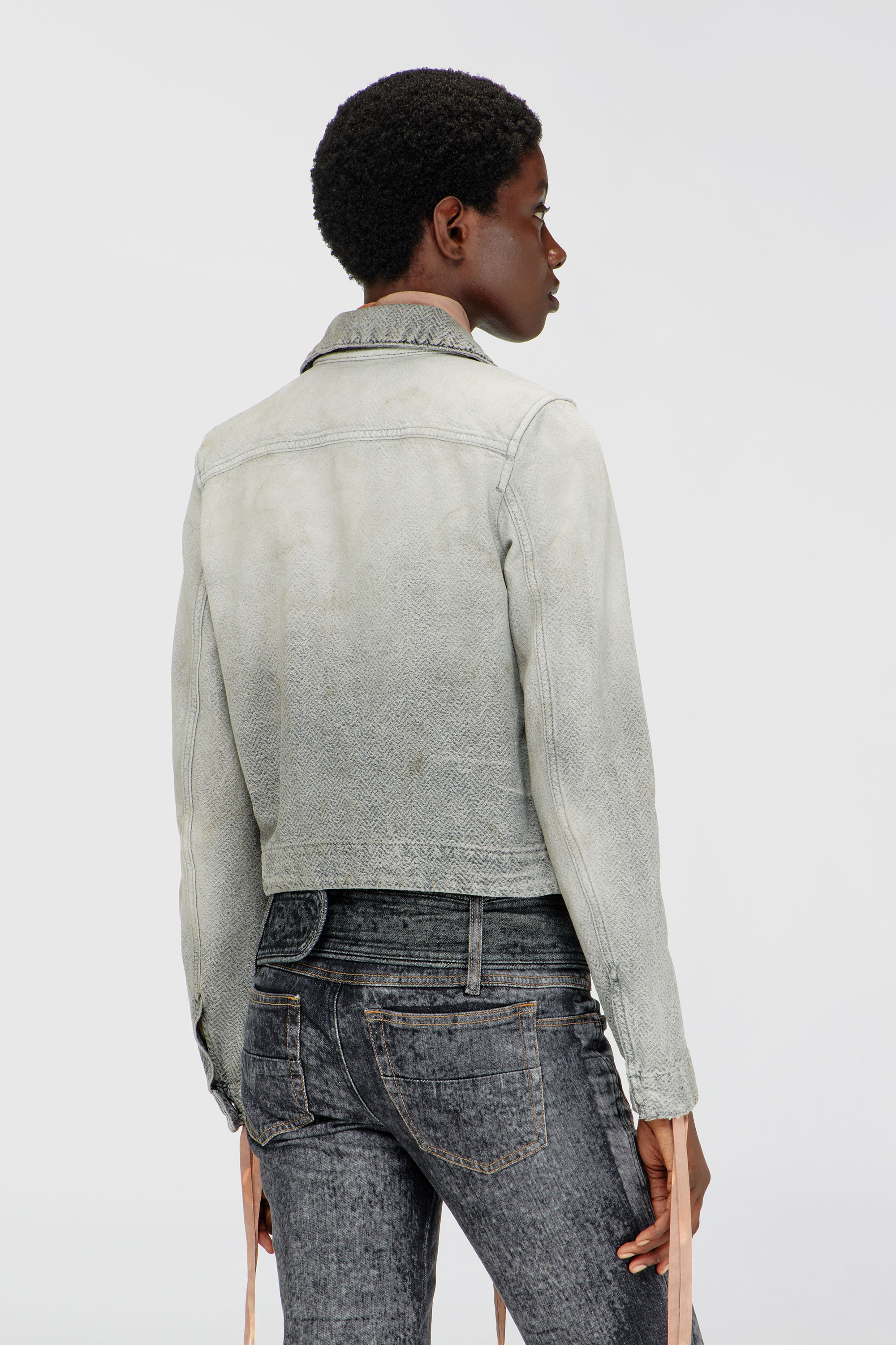 Diesel - DE-CORB, Female's デニムジャケット in グレー - 5