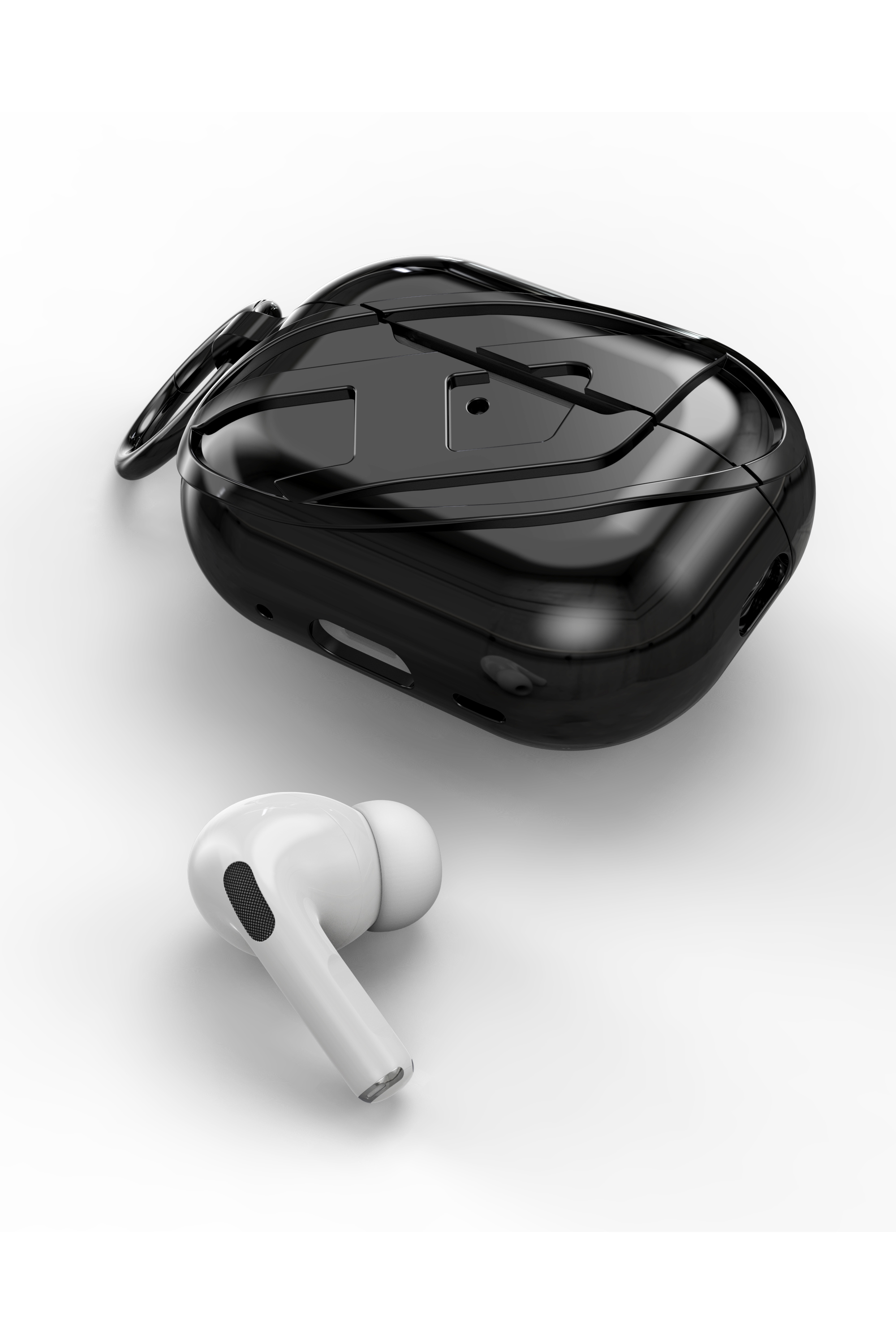 Diesel - 60275 MOULDED CASE, Unisex's Airpods Case Airpods Pro / Pro 2 in ブラック - 4