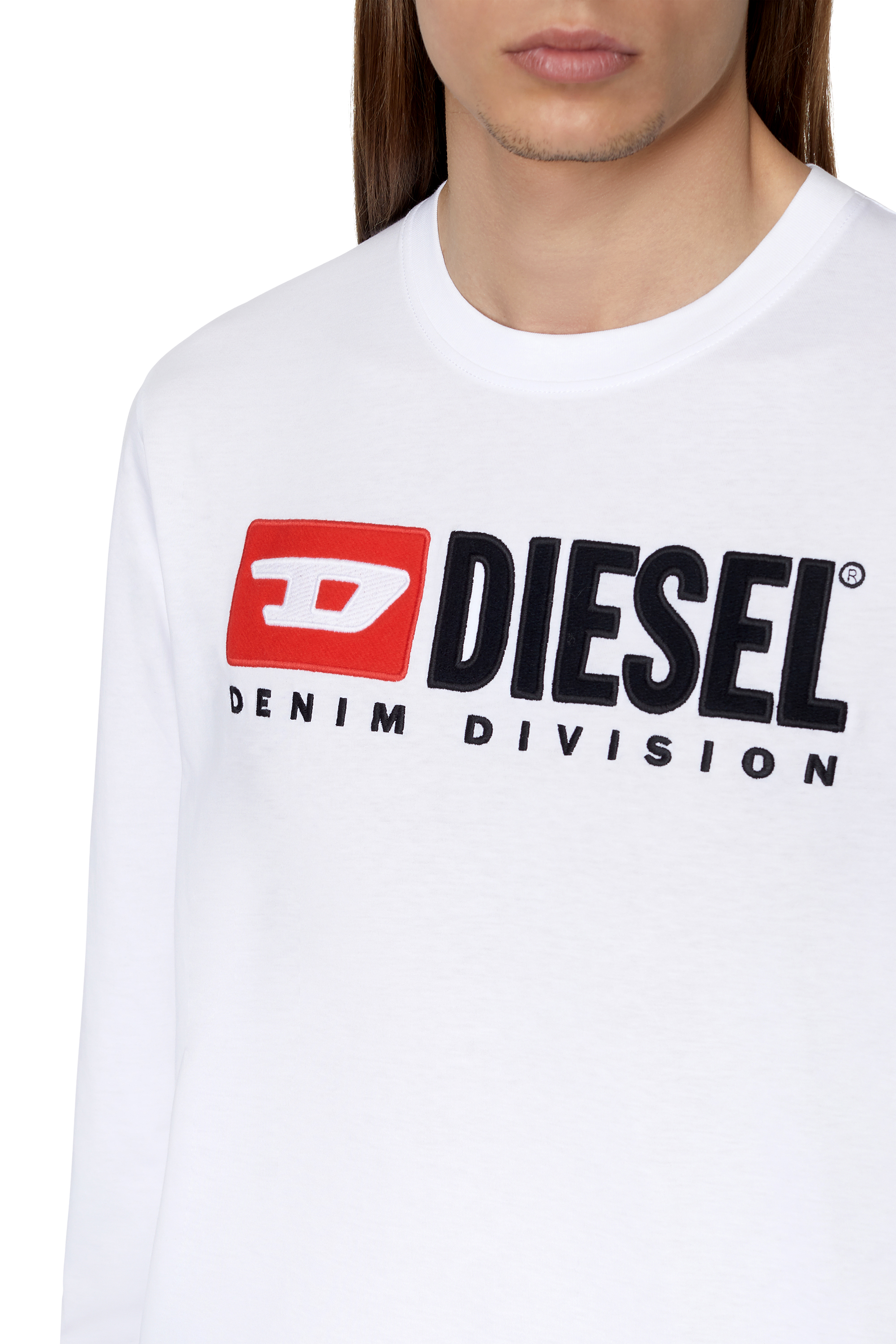 DIESEL Tシャツ T-JUST-DIVISION ホワイト　S