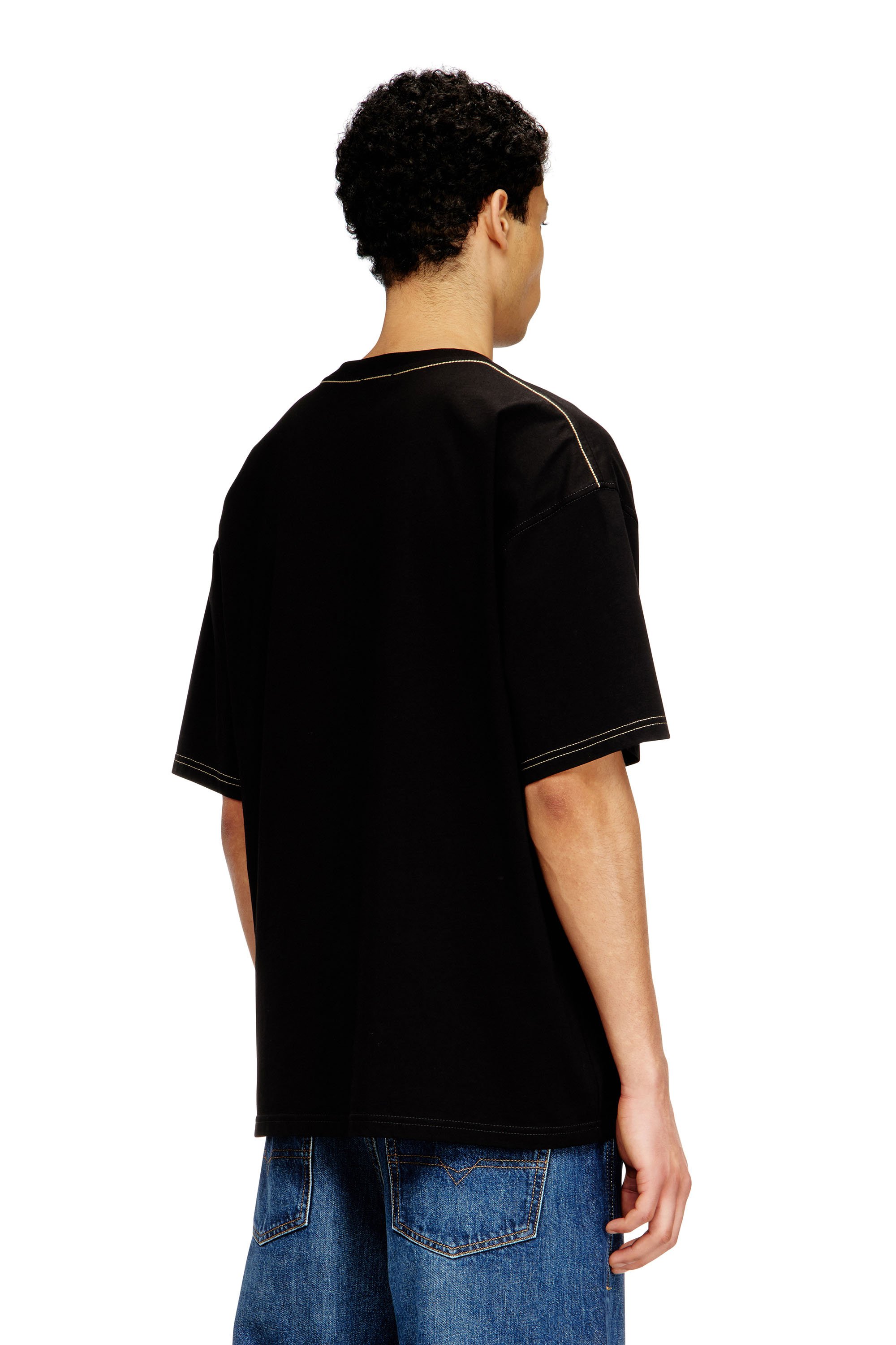 Diesel - T-BOXT-V3, Male's Tシャツ in ブラック - 4