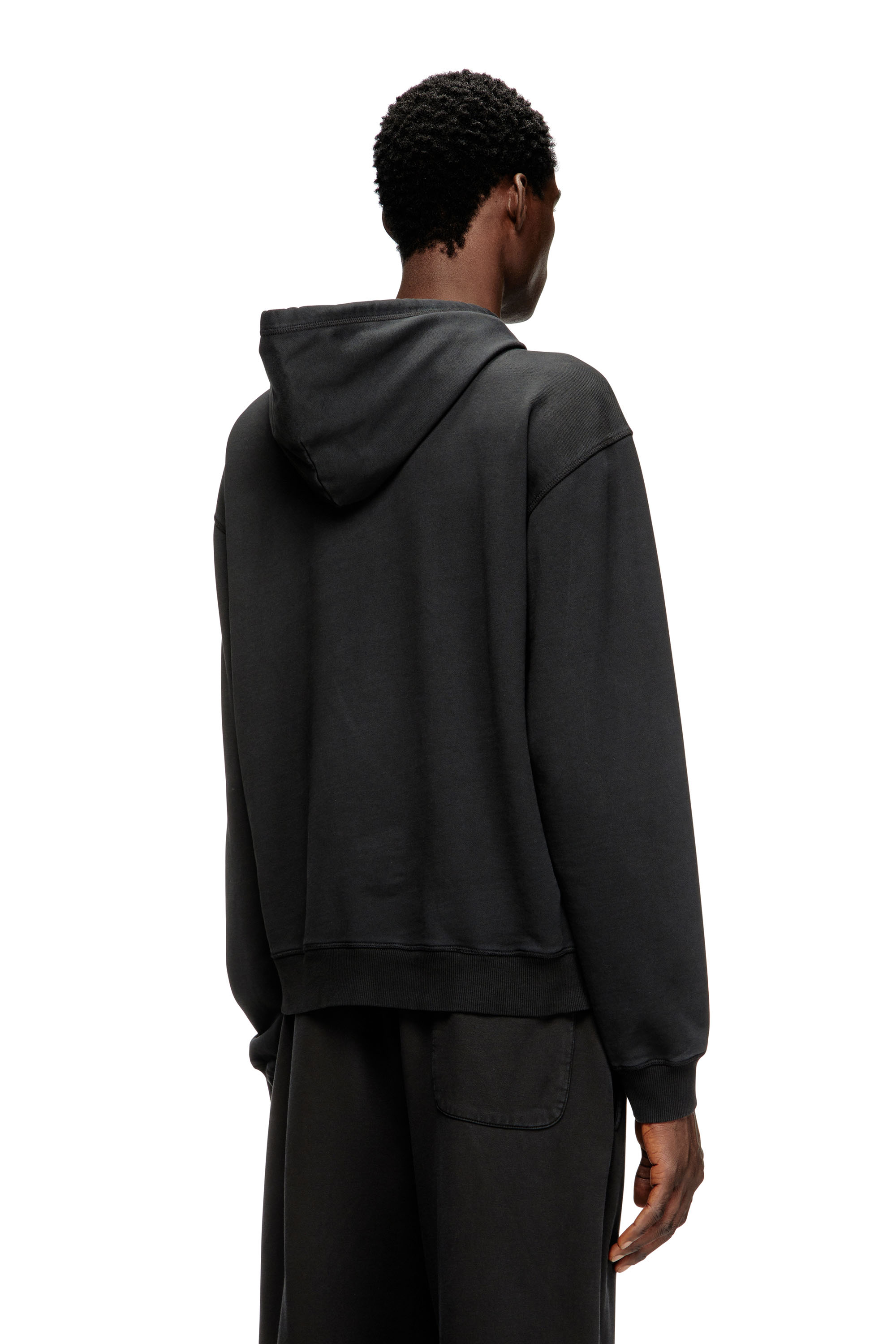 Diesel - S-NORM-HOOD-IOD, Male's プルオーバーパーカー in ブラック - 4