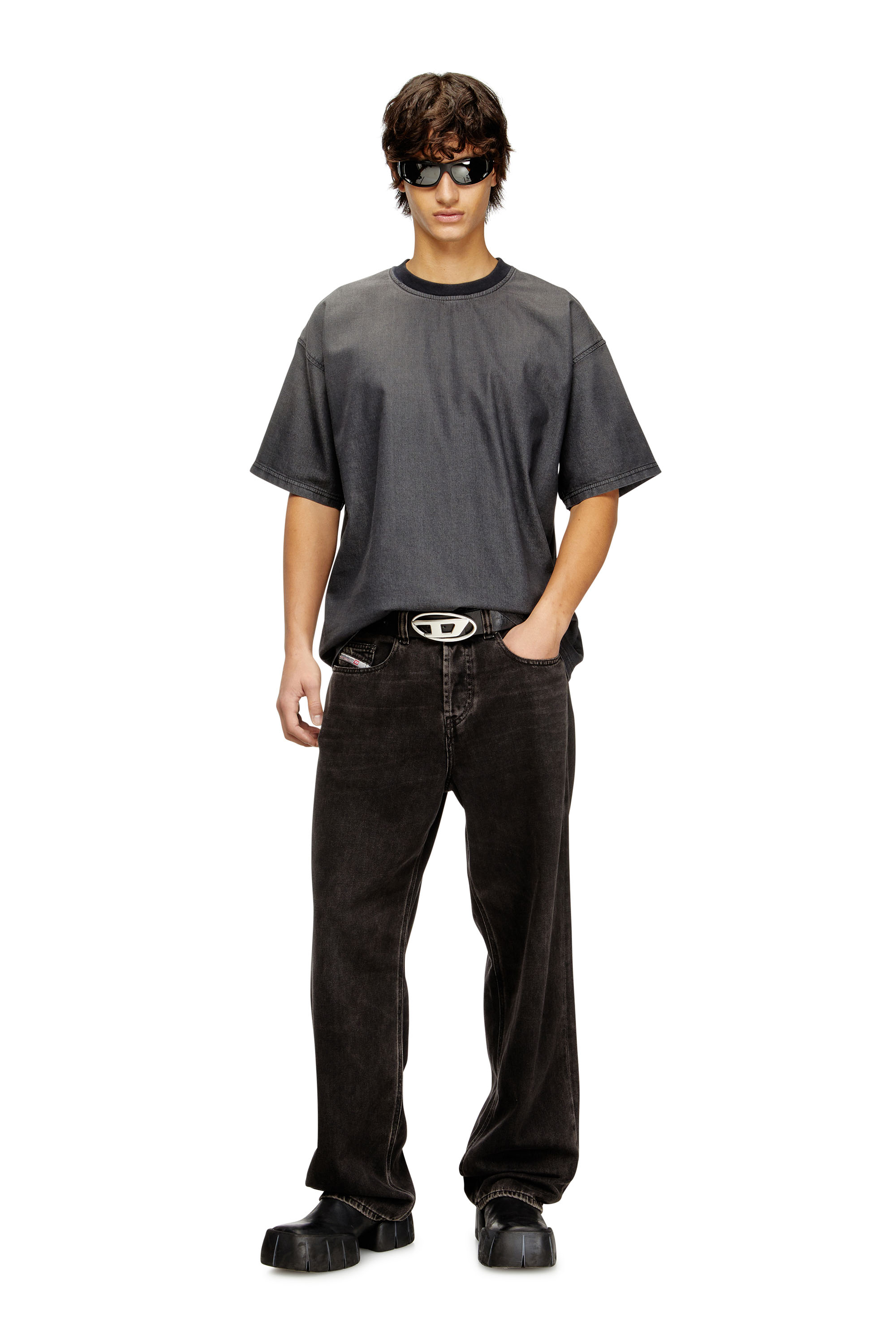 Diesel - D-BOX JOGG, Male's ジョグ トップ in グレー - 2