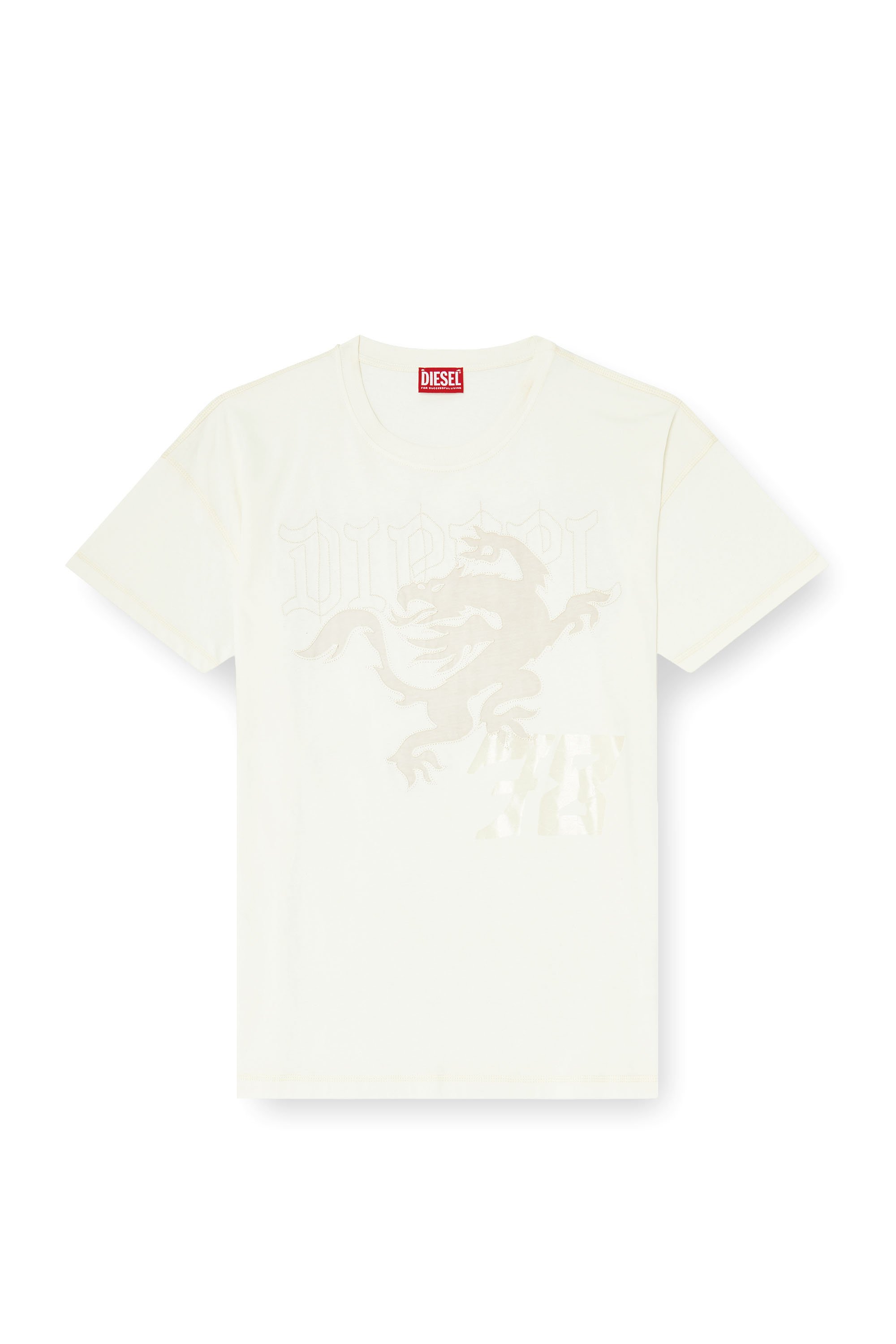 Diesel - T-BOXT-NOTCH, Male's Tシャツ in ホワイト - 3