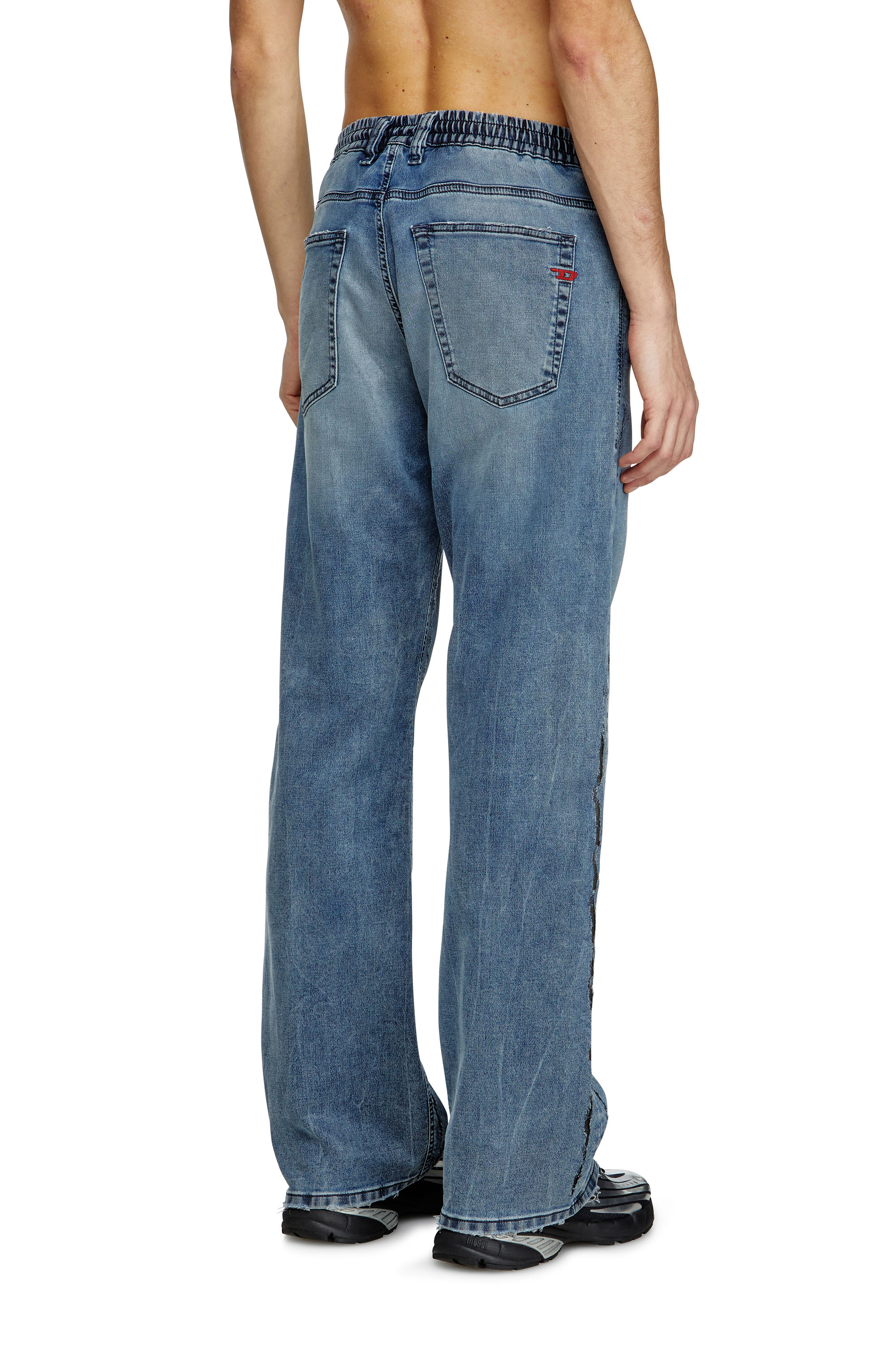 Diesel - Male's Relaxed 2080 D-Reel Joggjeans® 09K64, ミディアムブルー - 4